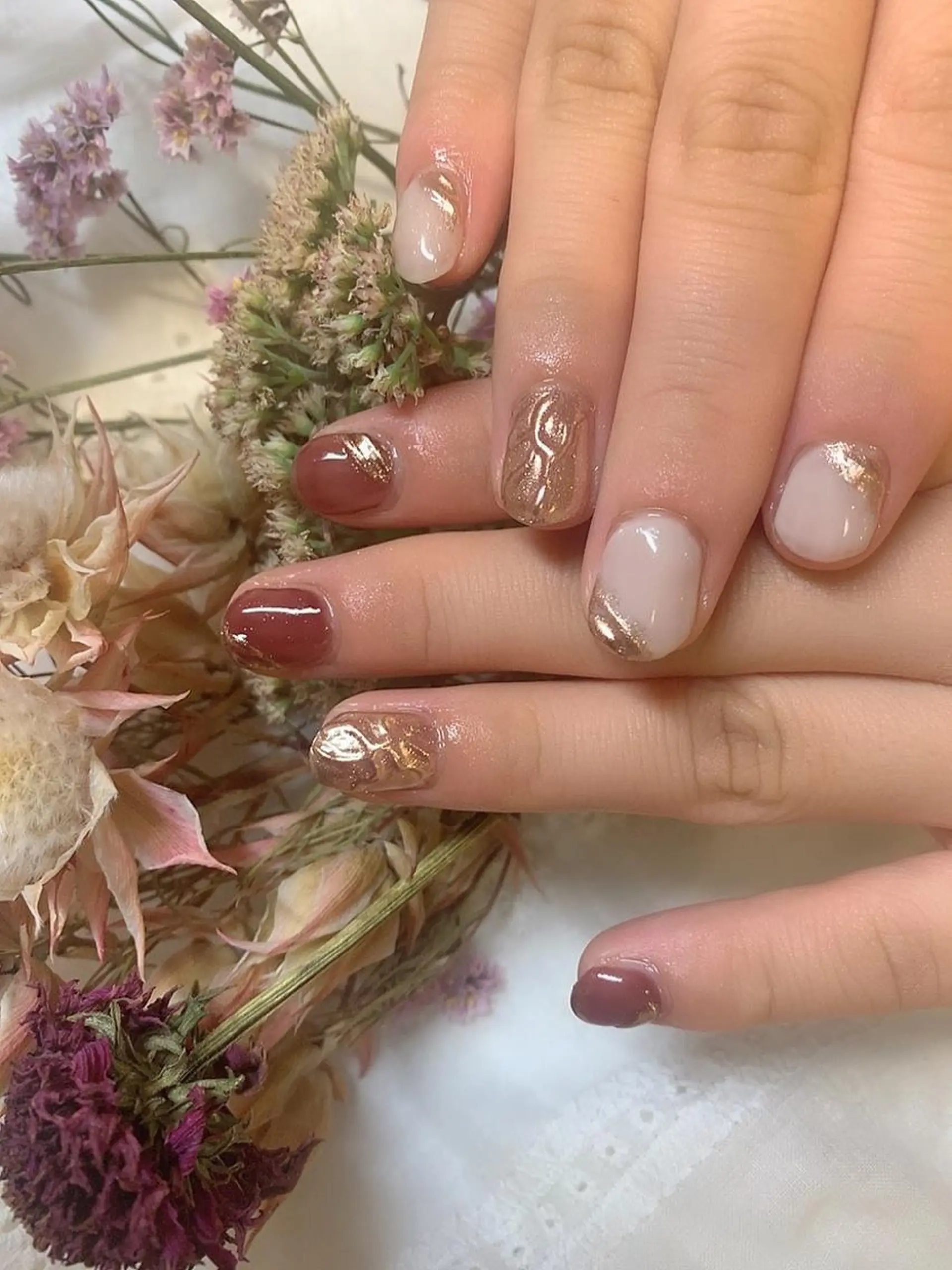 ネイル ミラーネイル nail＊ runa🌻のネイルデザイン