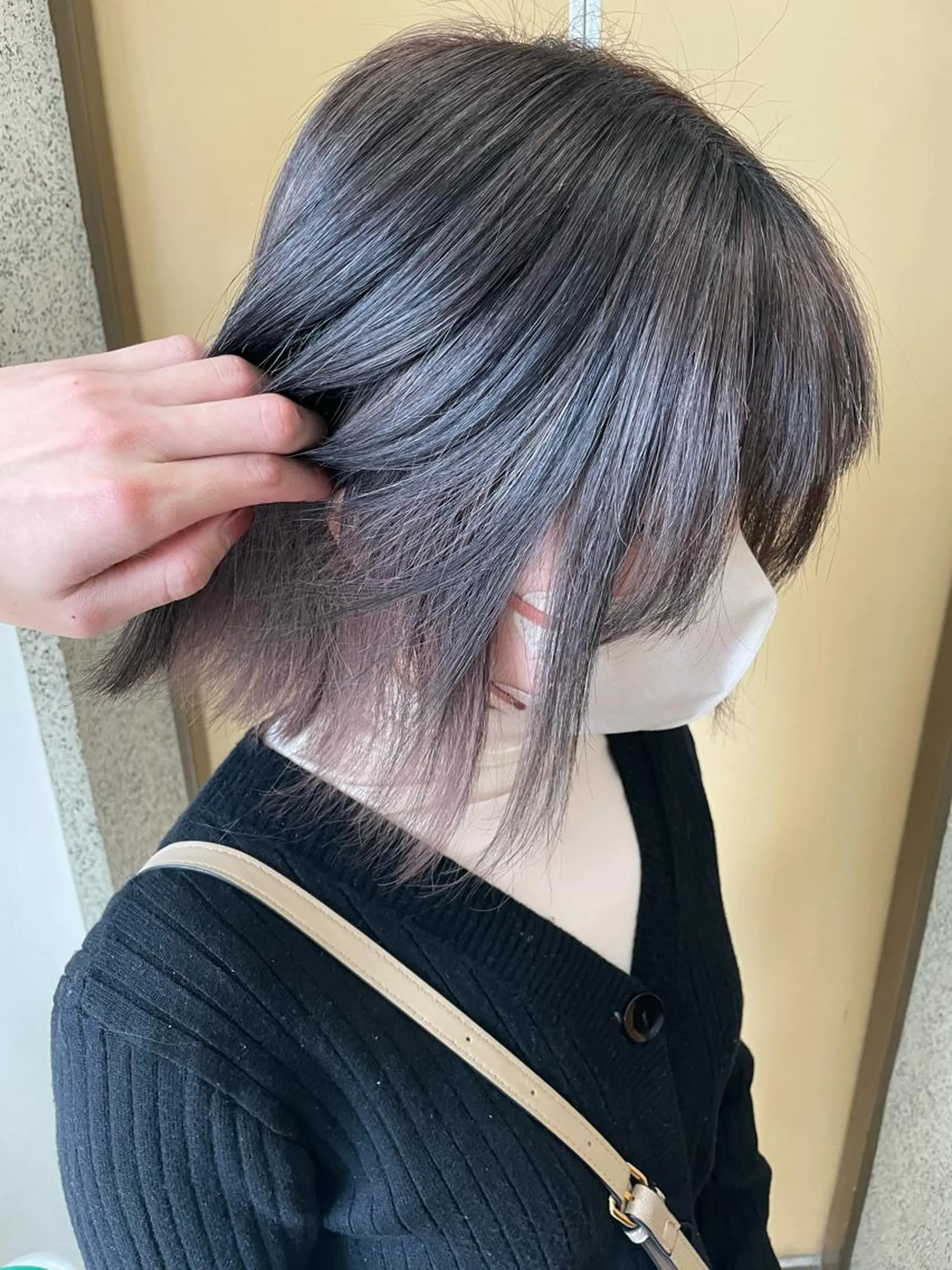 ショート カラー ヘアカラー トリートメント 羽田翔大/ブリーチ/ ボブカット/店長のヘアスタイル