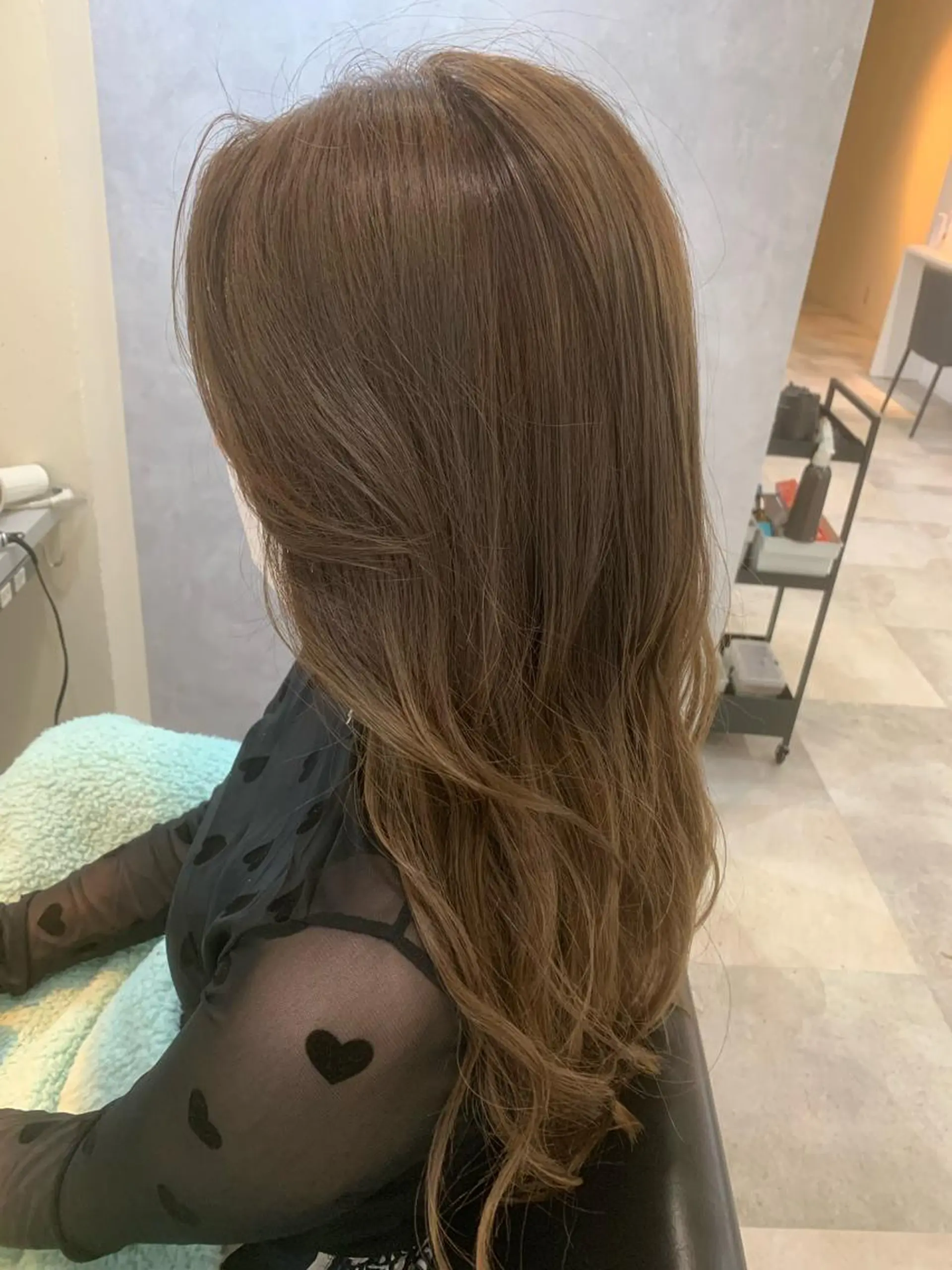 ロング カット ヘアカラー トリートメント ideal心斎橋 ☆片山☆のヘアスタイル