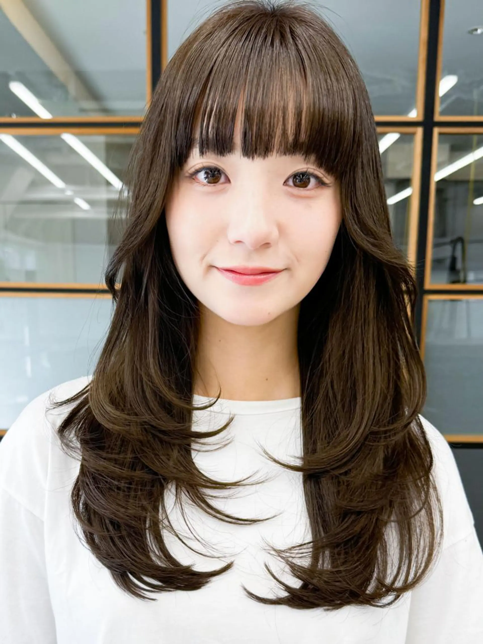 ロング アッシュ ラベンダーベージュ カット トリートメント 髪質改善✴️艶ケア 透明感カラー🫧颯太のヘアスタイル