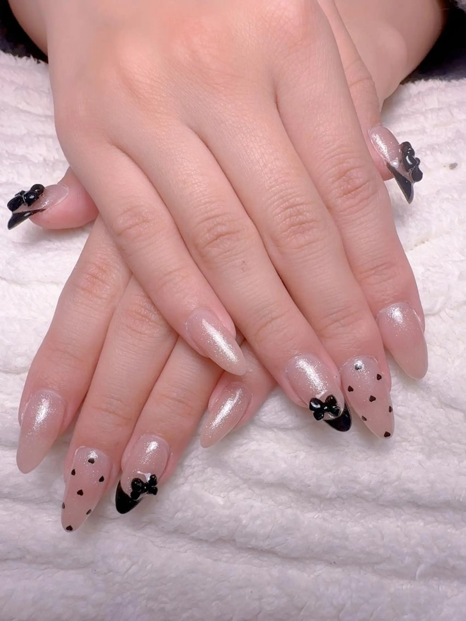 ネイル 持ち込み ハンドネイル ハンドケア cat‘s nail🐈‍⬛のネイルデザイン