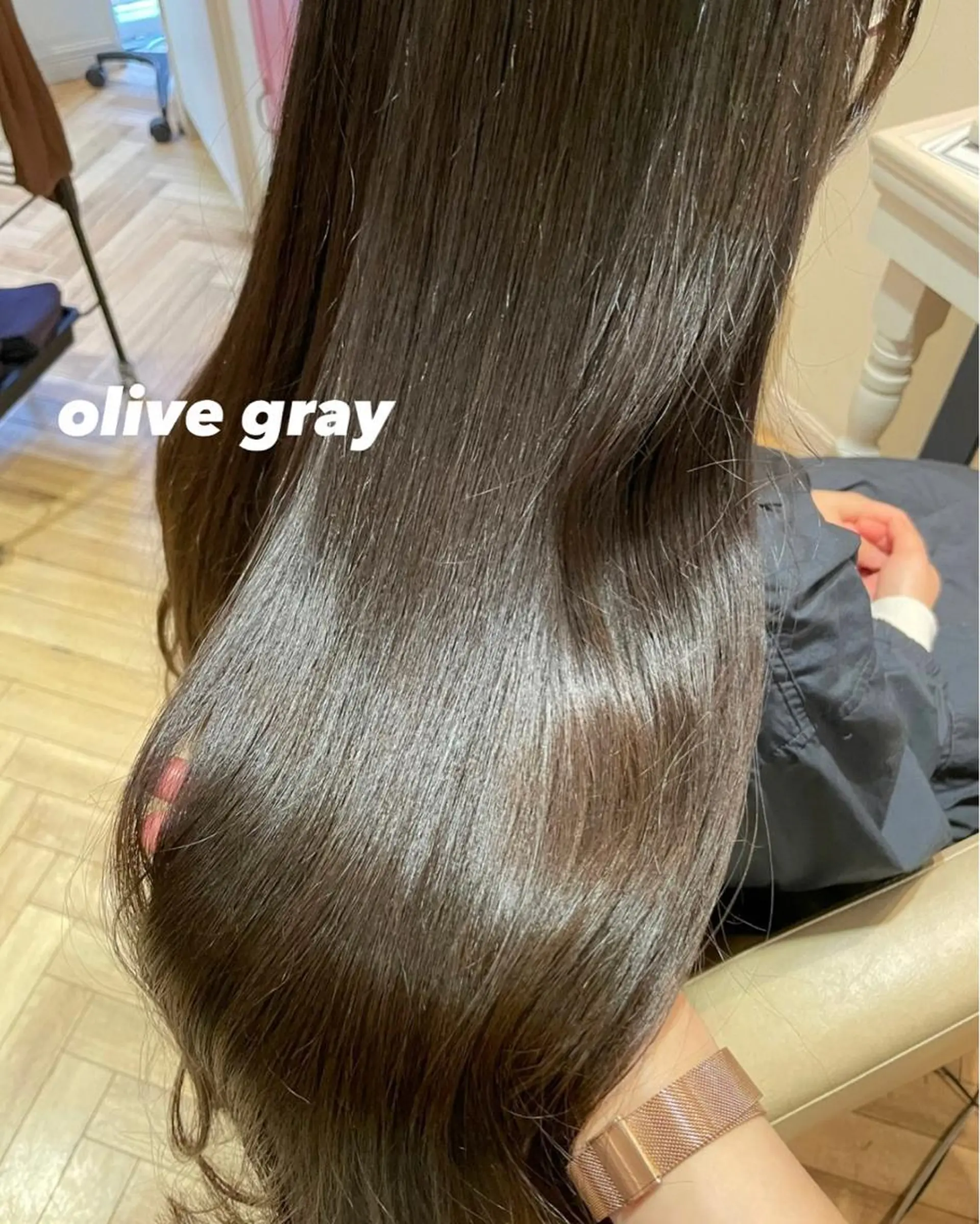 ロング カット ヘアカラー トリートメント 💖レイヤー×美髪 💖momoのヘアスタイル