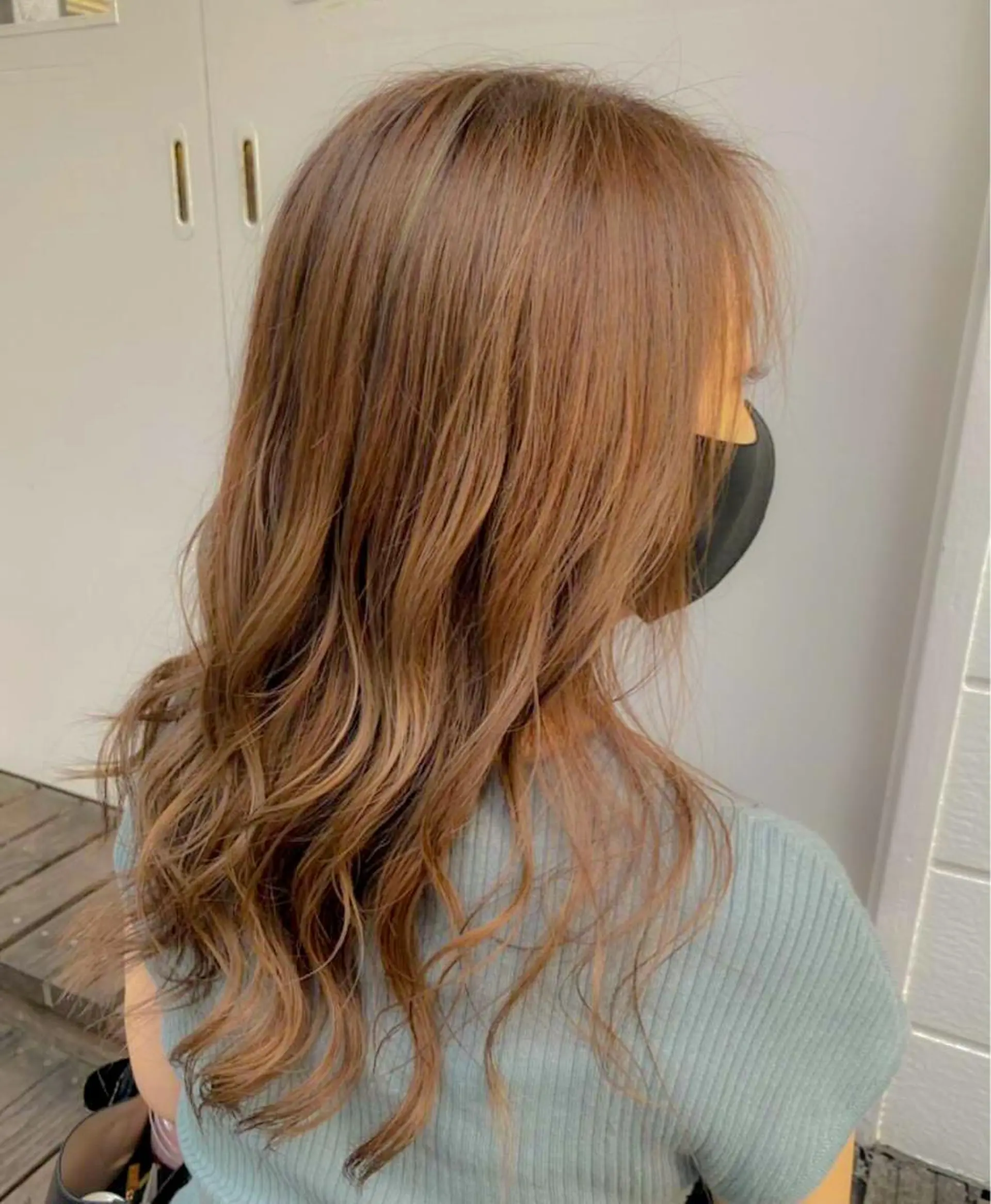 セミロング カラー 💎エクステ専門店 BIZE梅田🇰🇷のヘアスタイル