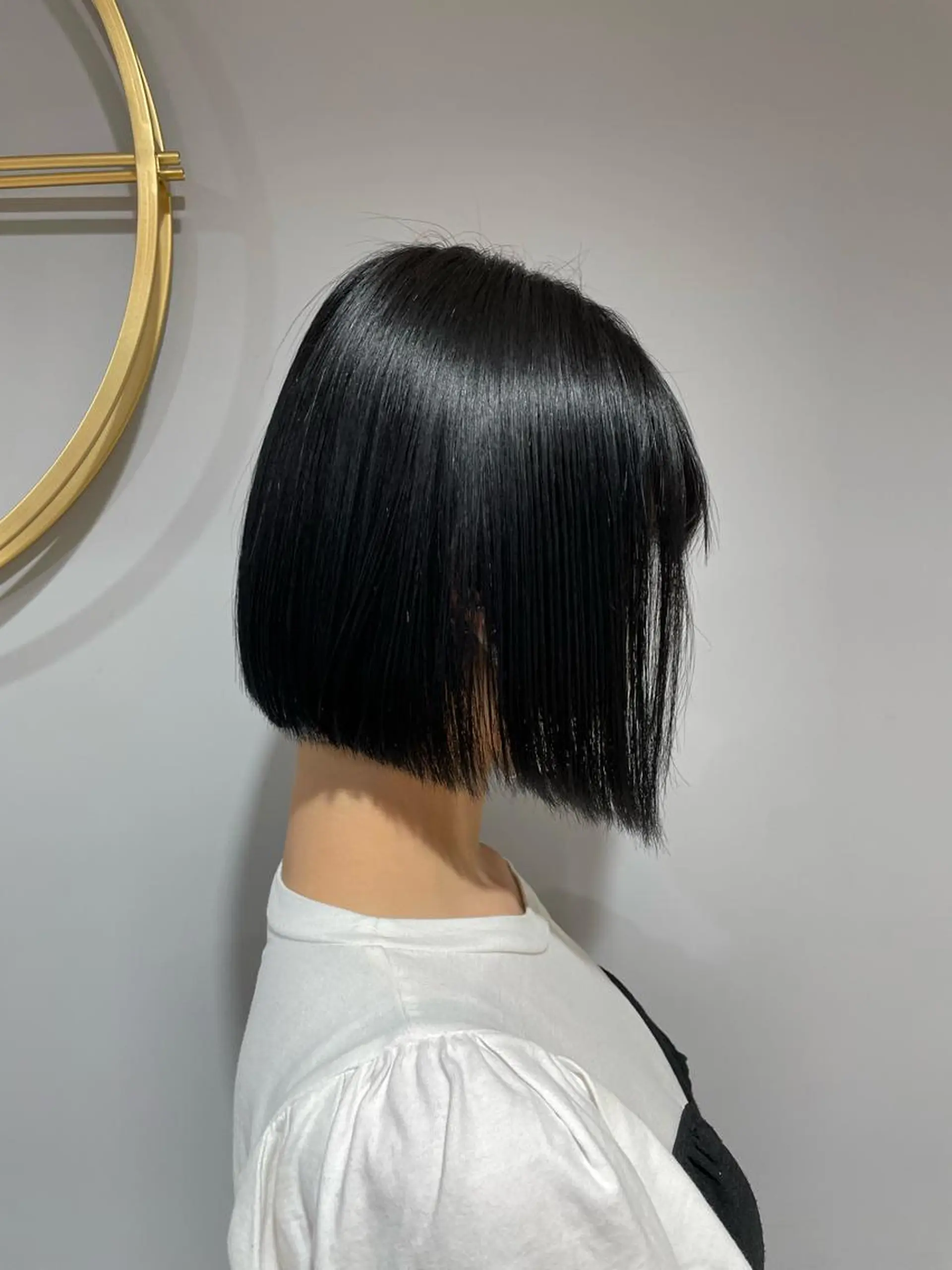 ミディアム カラー ヘアカラー トリートメント 髪質改善/縮毛矯正 ボブ/Ryuseiのヘアスタイル