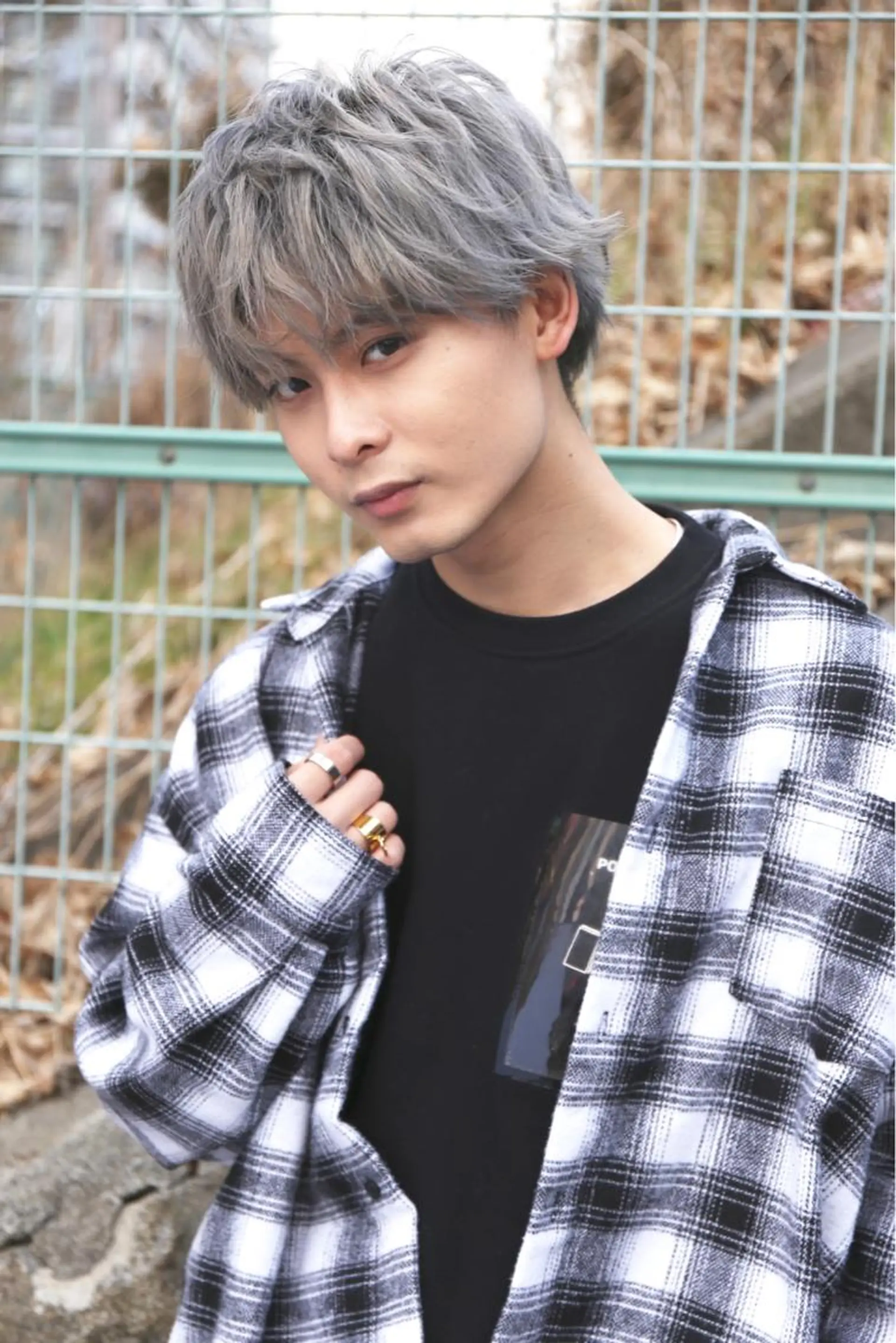 カラー メンズ ヘアカラー 🔷ブリーチバレイヤ ージュ🔷飯野達也のヘアスタイル