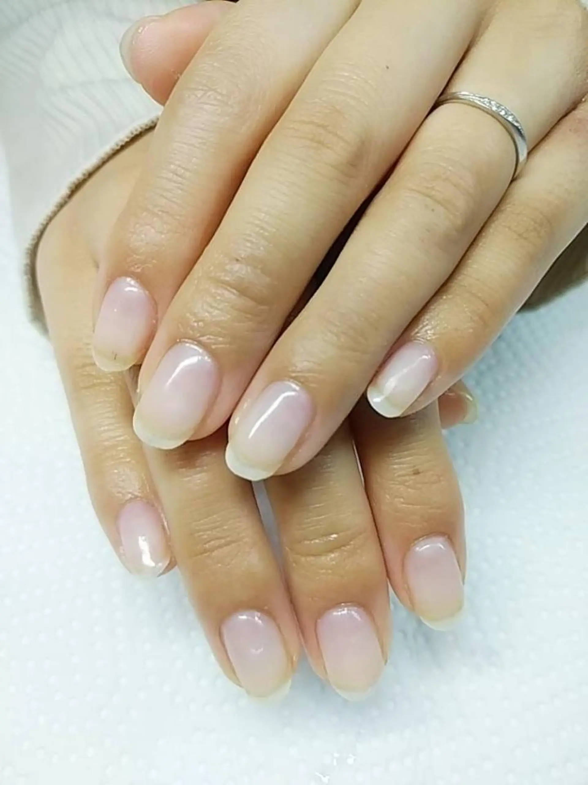 ネイル クリアネイル ジェルネイル ハンドネイル ハンドケア プライベートサロン RosyLily所属・プライベートサロン Rosy Lilyのネイルデザイン