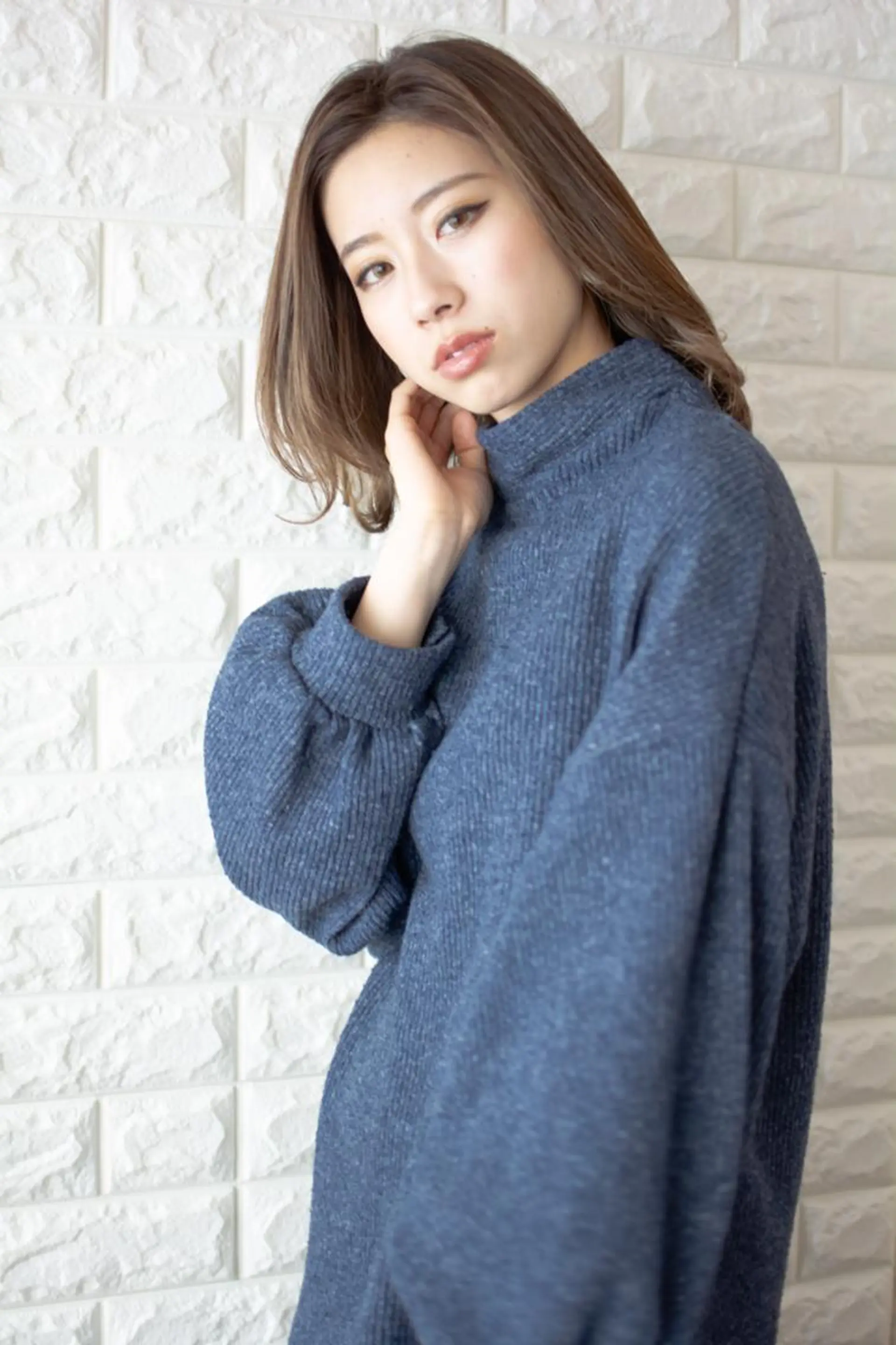 ミディアム カラー ショートボブ ベージュカラー ブルーカラー ブルージュ グレージュ カット ヘアカラー トリートメント 斉藤 正敏のその他イメージ