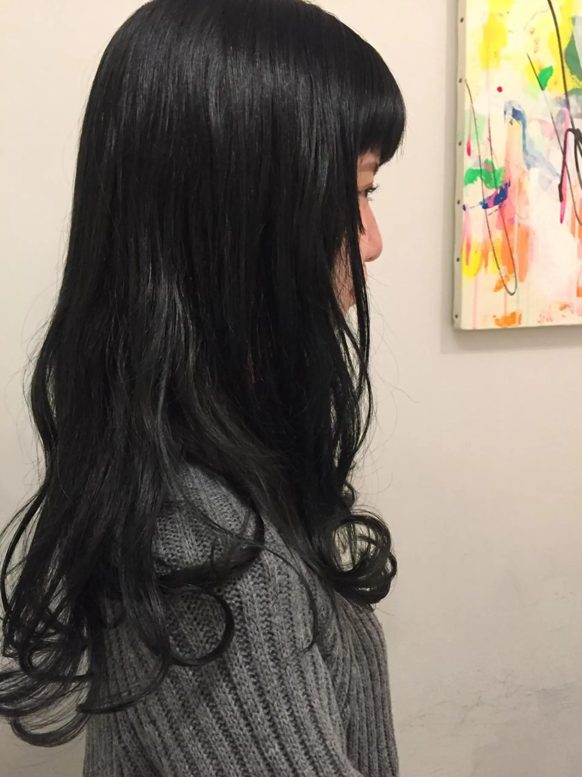 セミロング カラー 💘透明感カラー💘 沖本 将宏のヘアスタイル