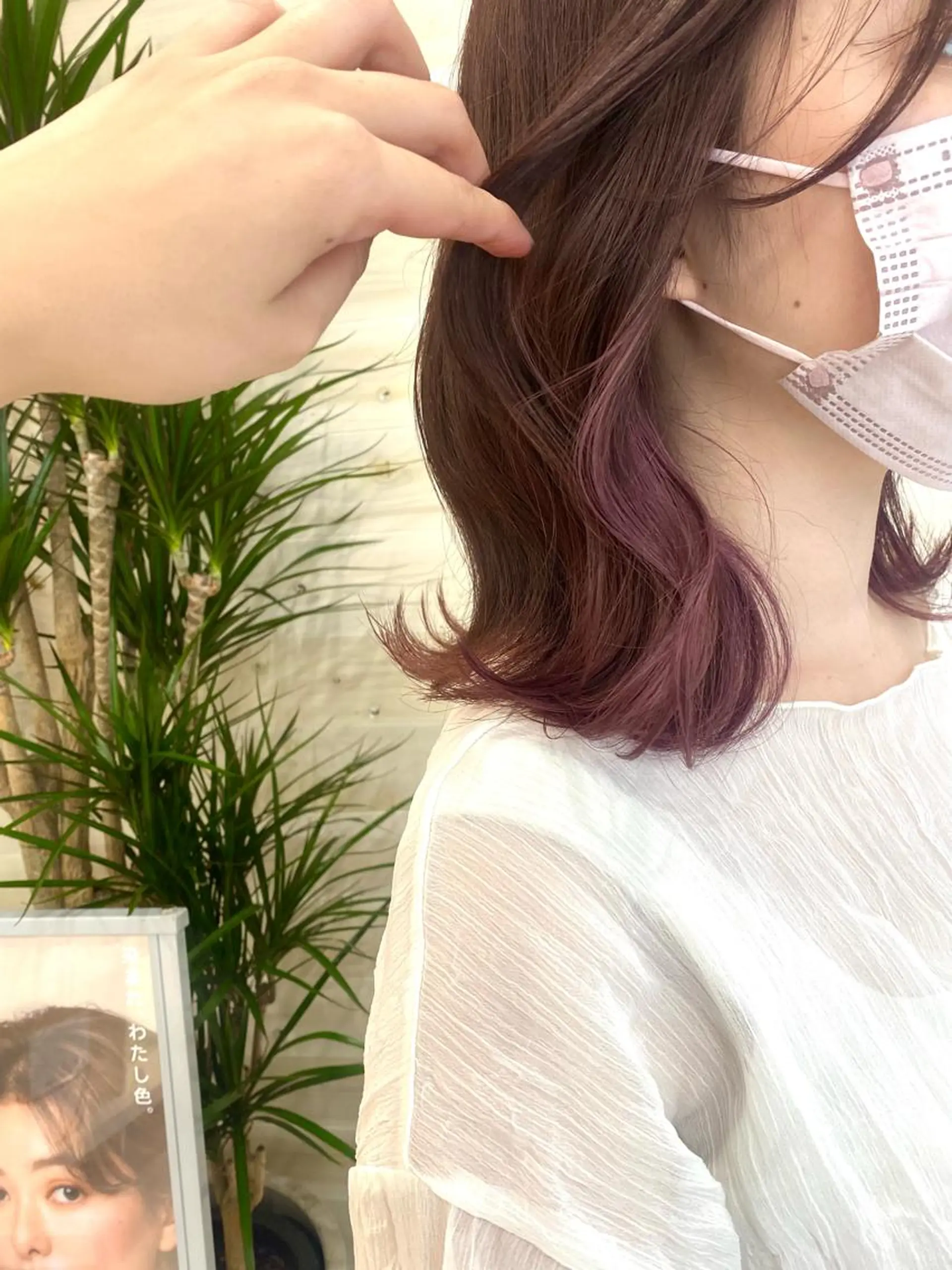 ミディアム カラー 韓国ヘア／艶カラー minamiのヘアスタイル