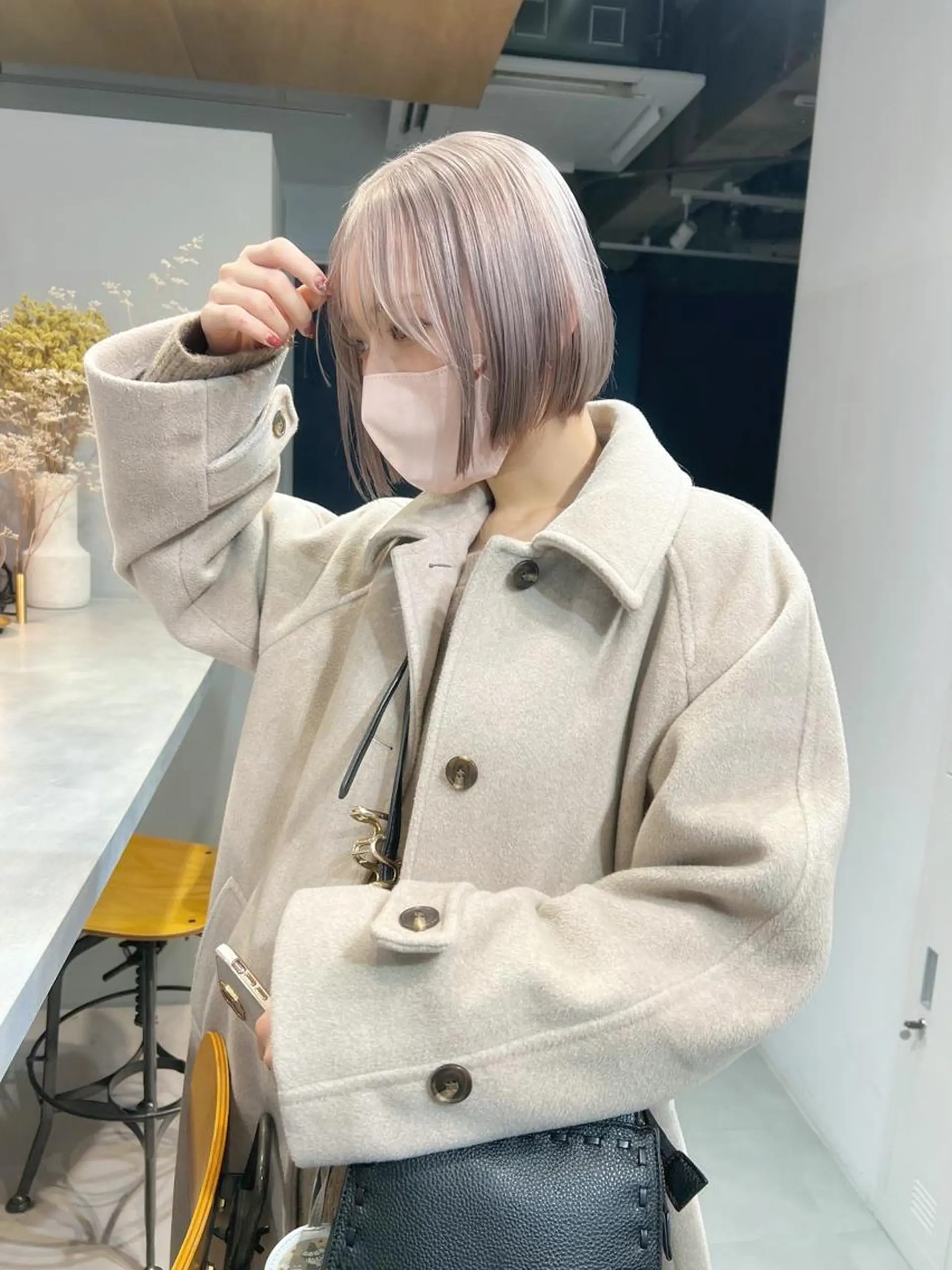 ショート カラー 🌈ハイトーン/ボブ 長江理志🌈のヘアスタイル