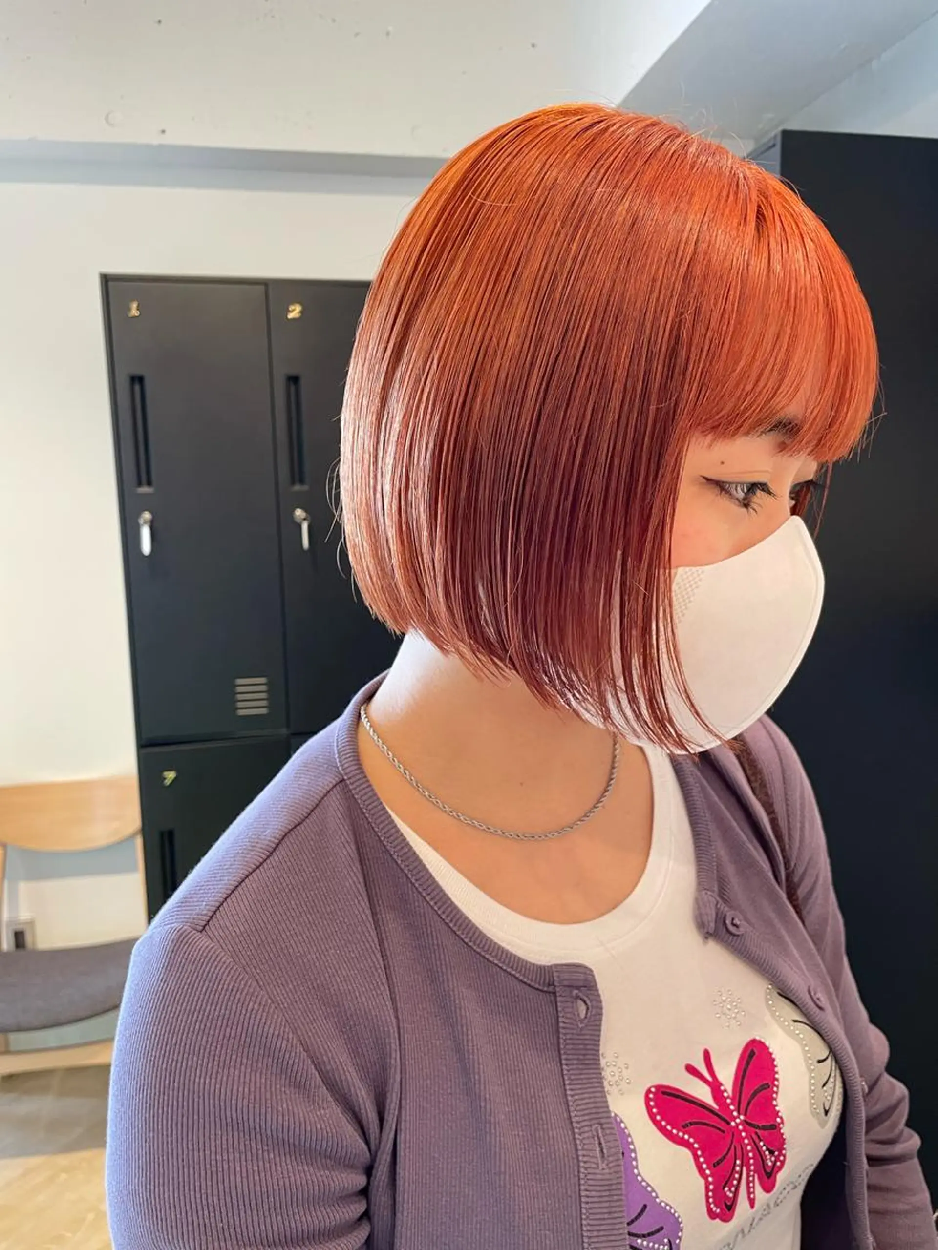 ミディアム カラー カット ヘアカラー トリートメント SALOWIN下北沢所属・hazuki 🌝のヘアスタイル