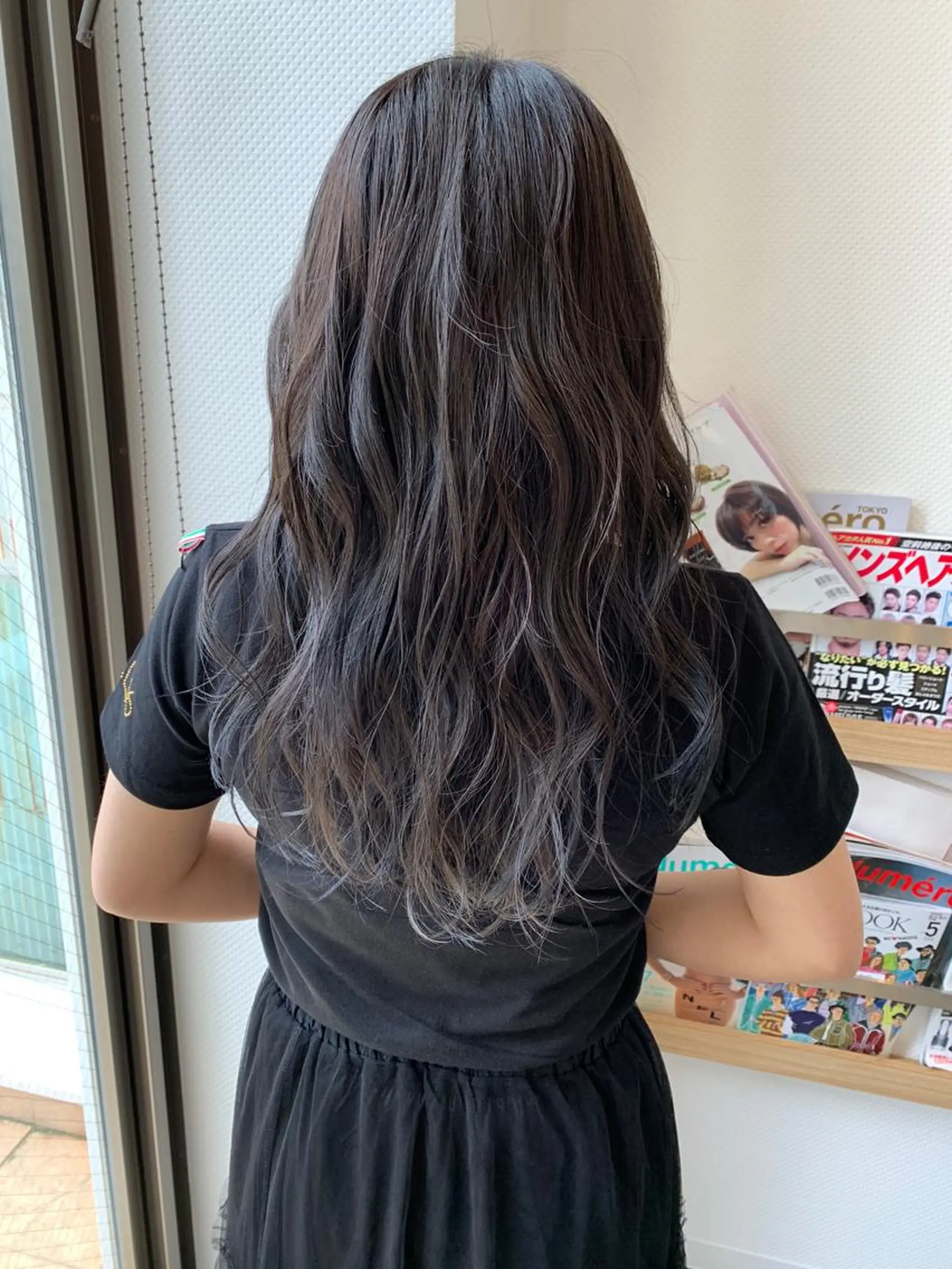 ロング カラー アディクシーカラー 透明感カラー ヘアカラー トリートメント ヘアセット 透け感✨ダメージレス カラーHana🤍のヘアスタイル