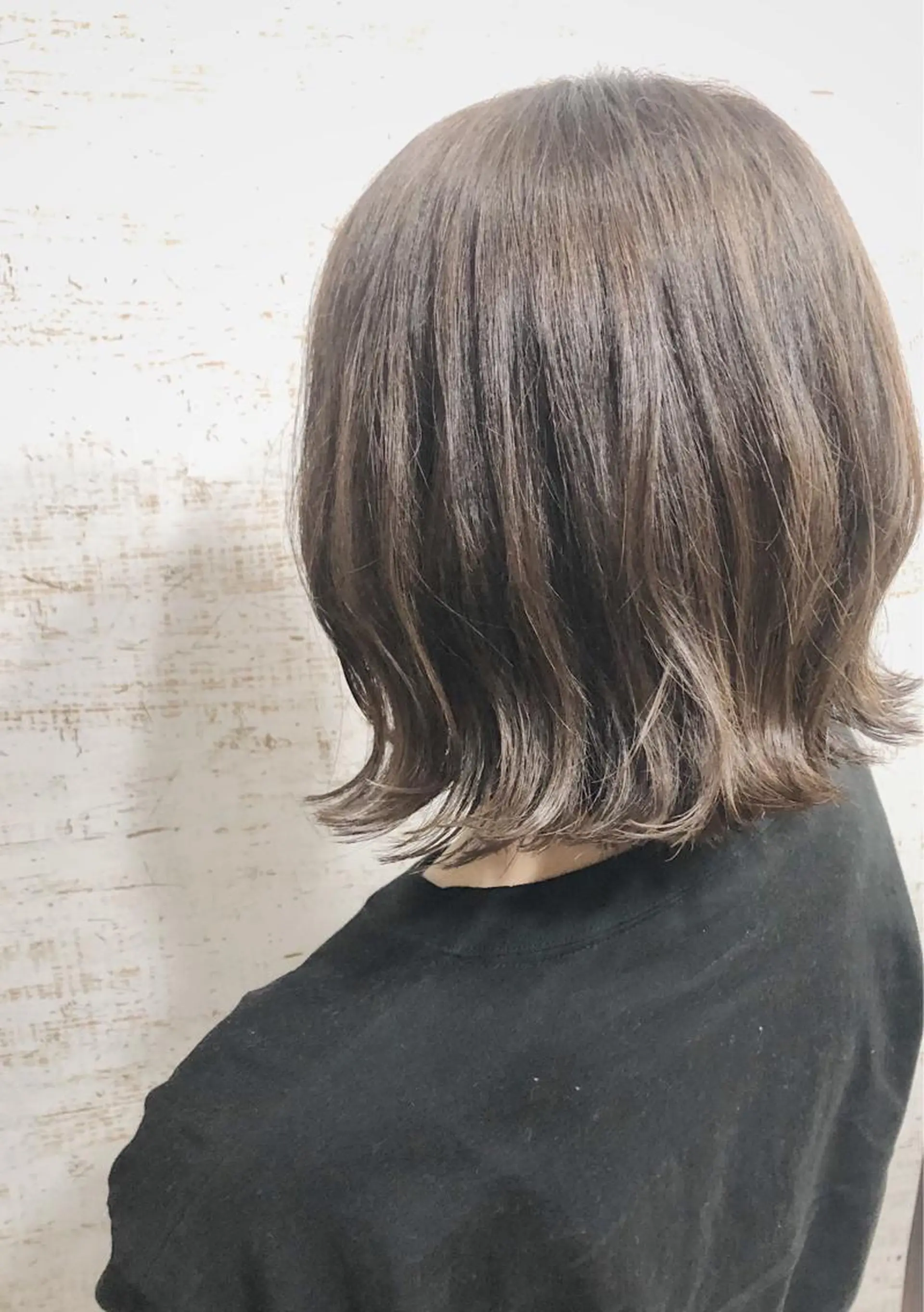 ミディアム カラー ケアブリーチ /髪質 改善/古橋圭史郎のヘアスタイル