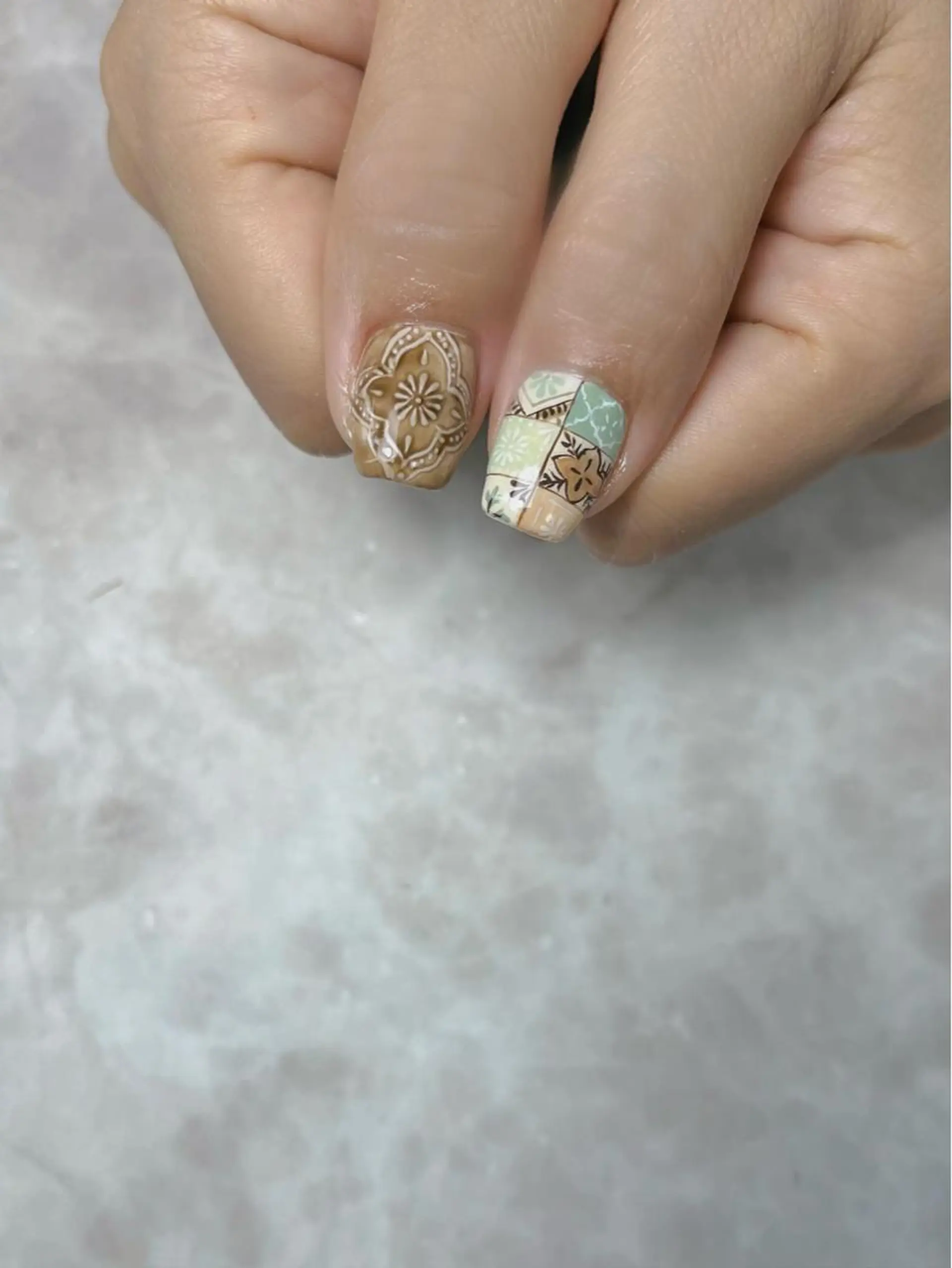 ネイル アートネイル ハンドネイル Nailsalon E's cafeのネイルデザイン