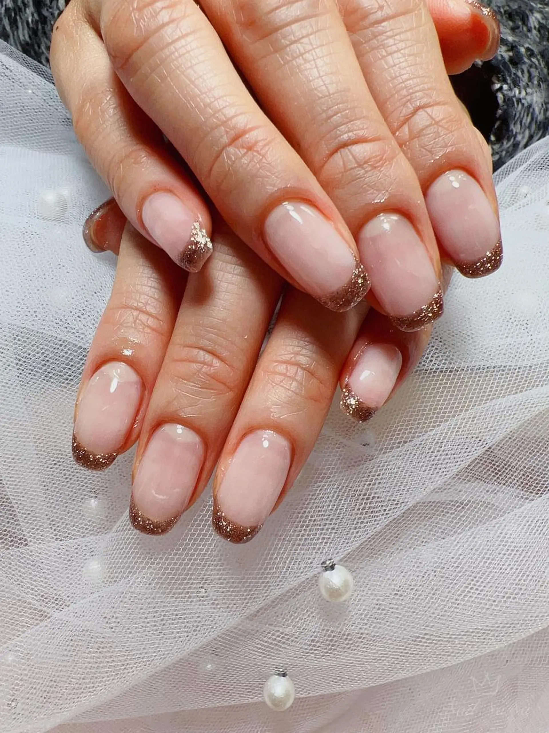 ショート カラー ネイル フレンチネイル ハンドネイル Nail NaNaのネイルデザイン