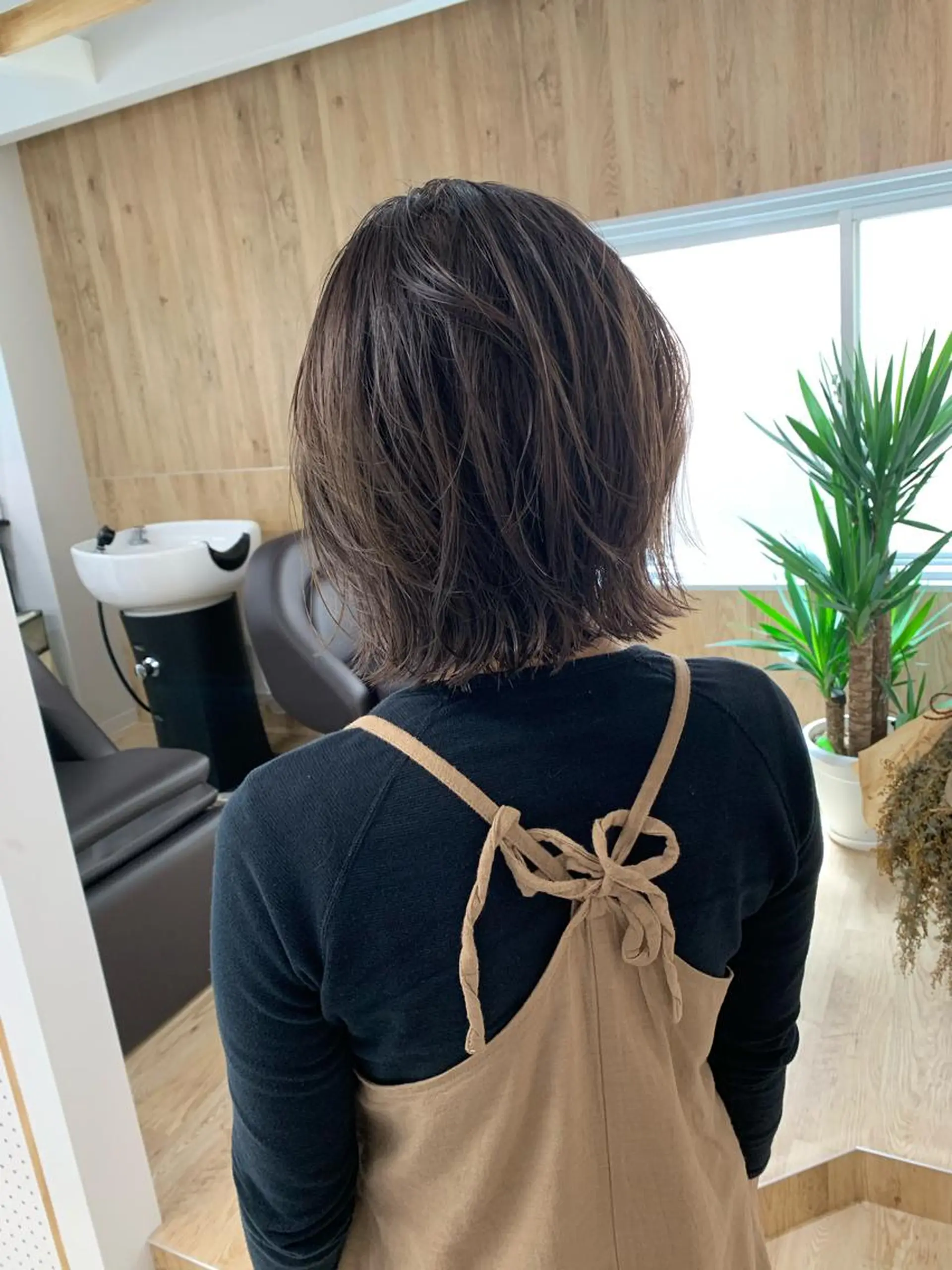 ミディアム レイヤーカット ショート、ボブ特化 長島智彦のヘアスタイル