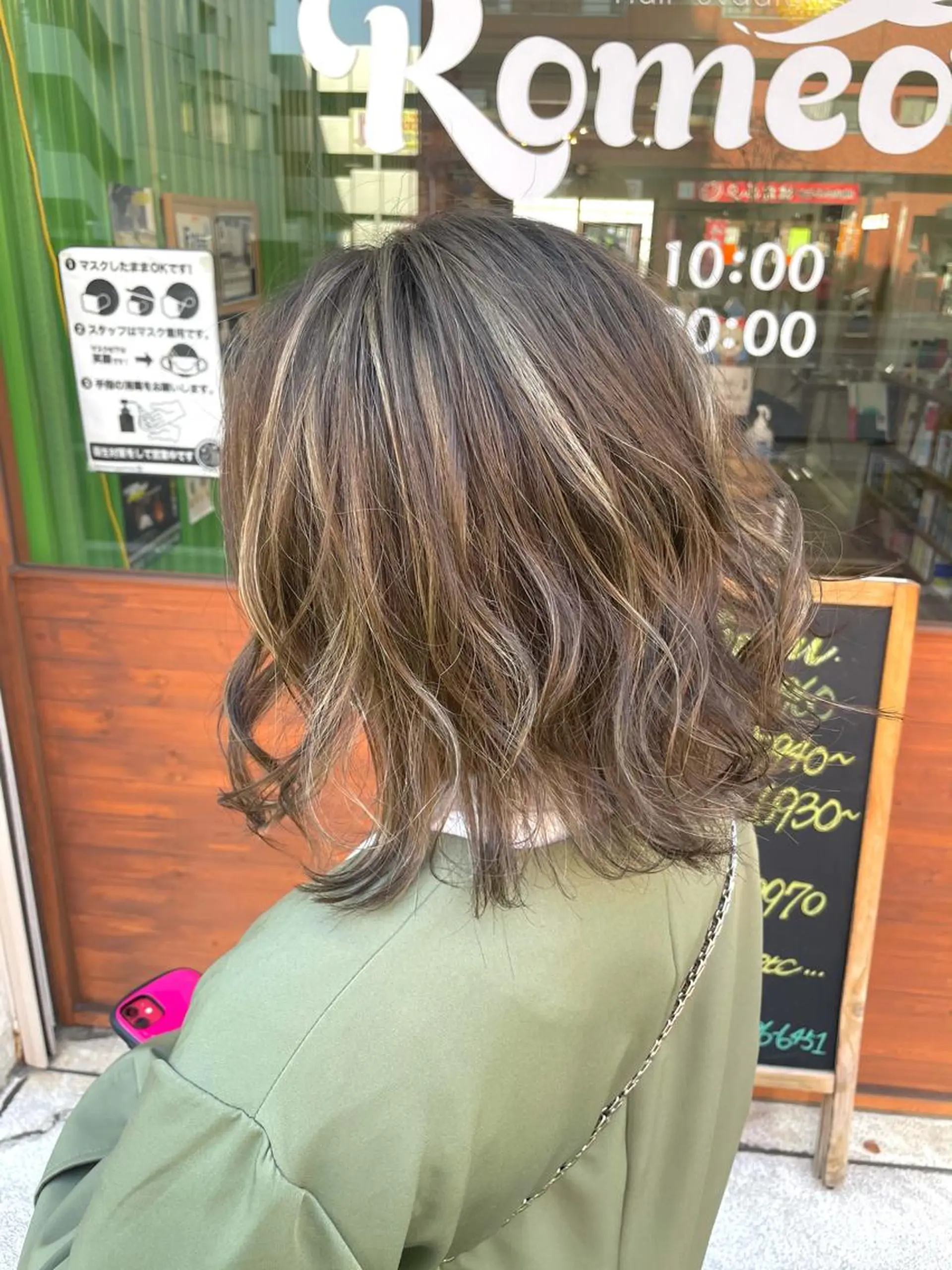 ミディアム ハイライト 🔥メンズ特化美容師 NAOTO🔥のヘアスタイル