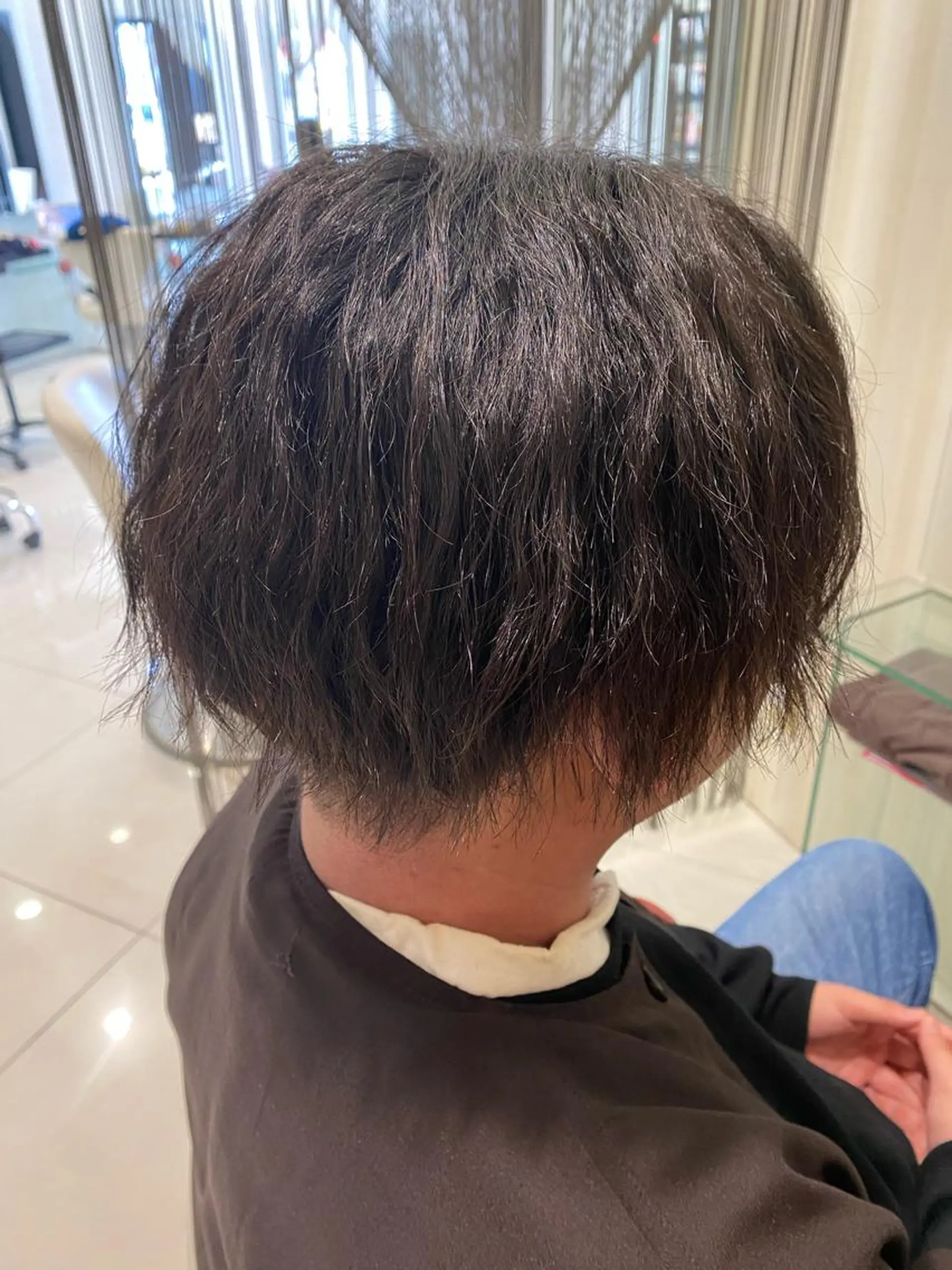 パーマ メンズ カット パーマ 及川 歩真のヘアスタイル