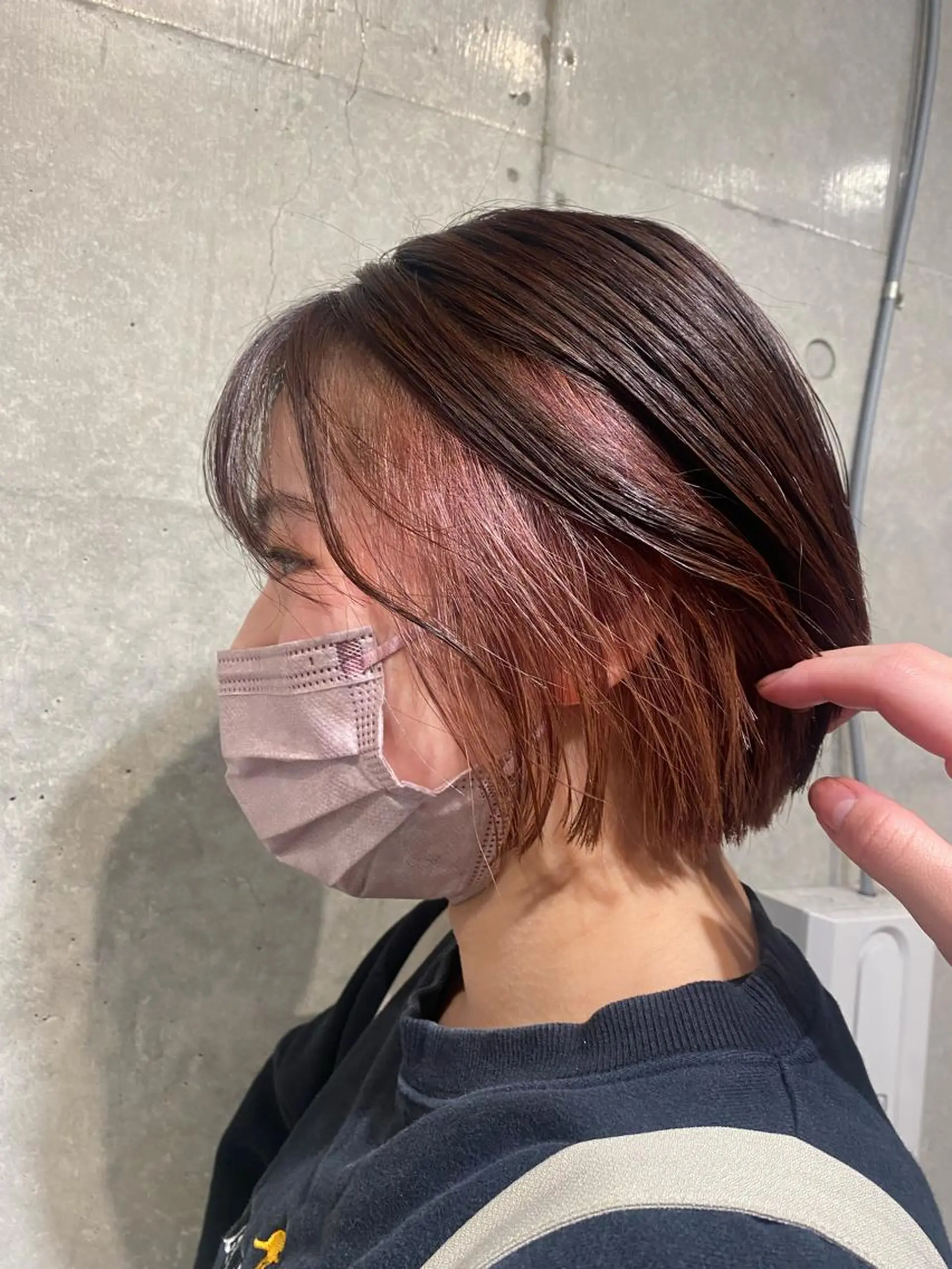 ショート カラー テシロギ セイナのヘアスタイル