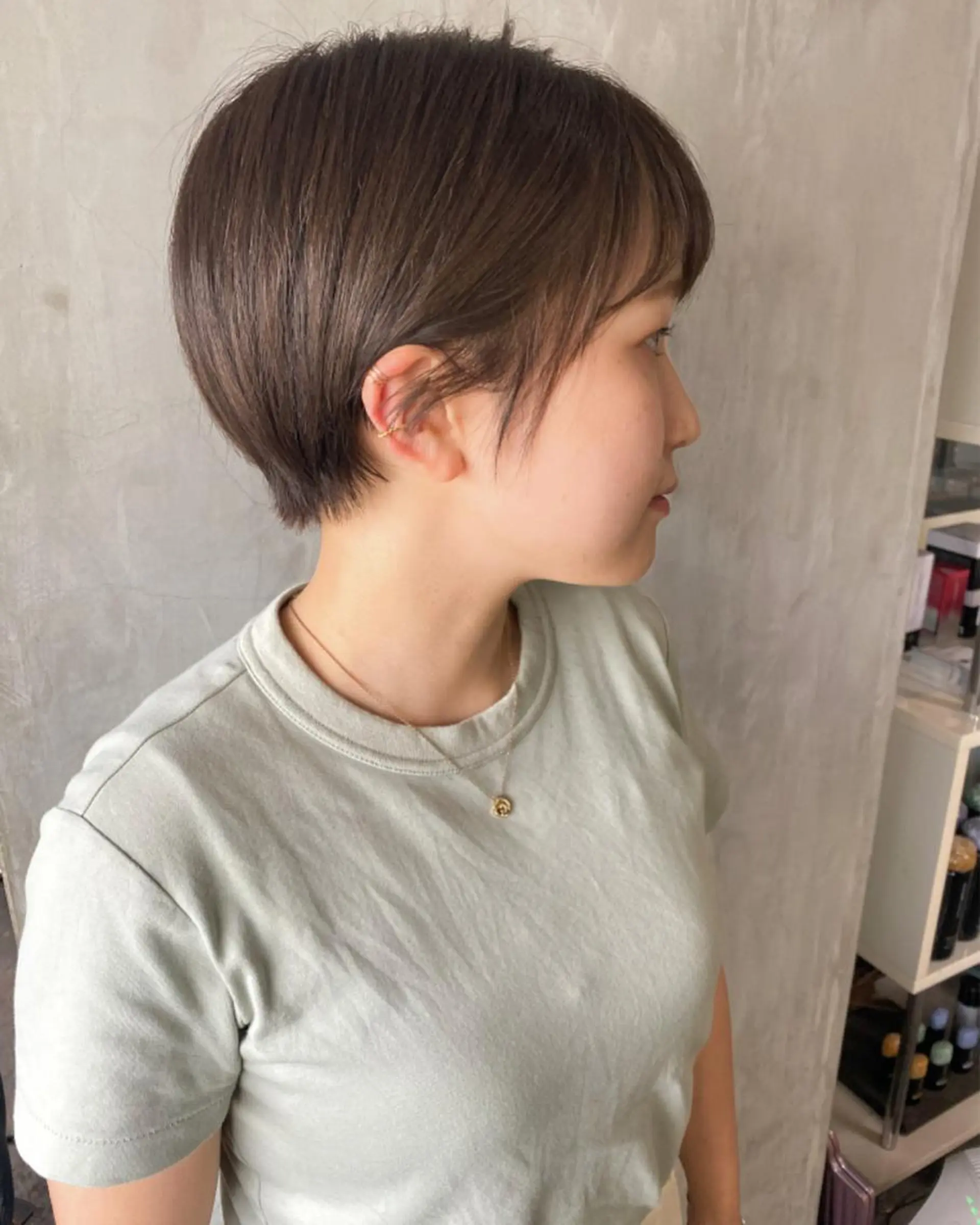 ショート カラー ヘアアレンジ stylist/蛯谷 珠里のヘアスタイル