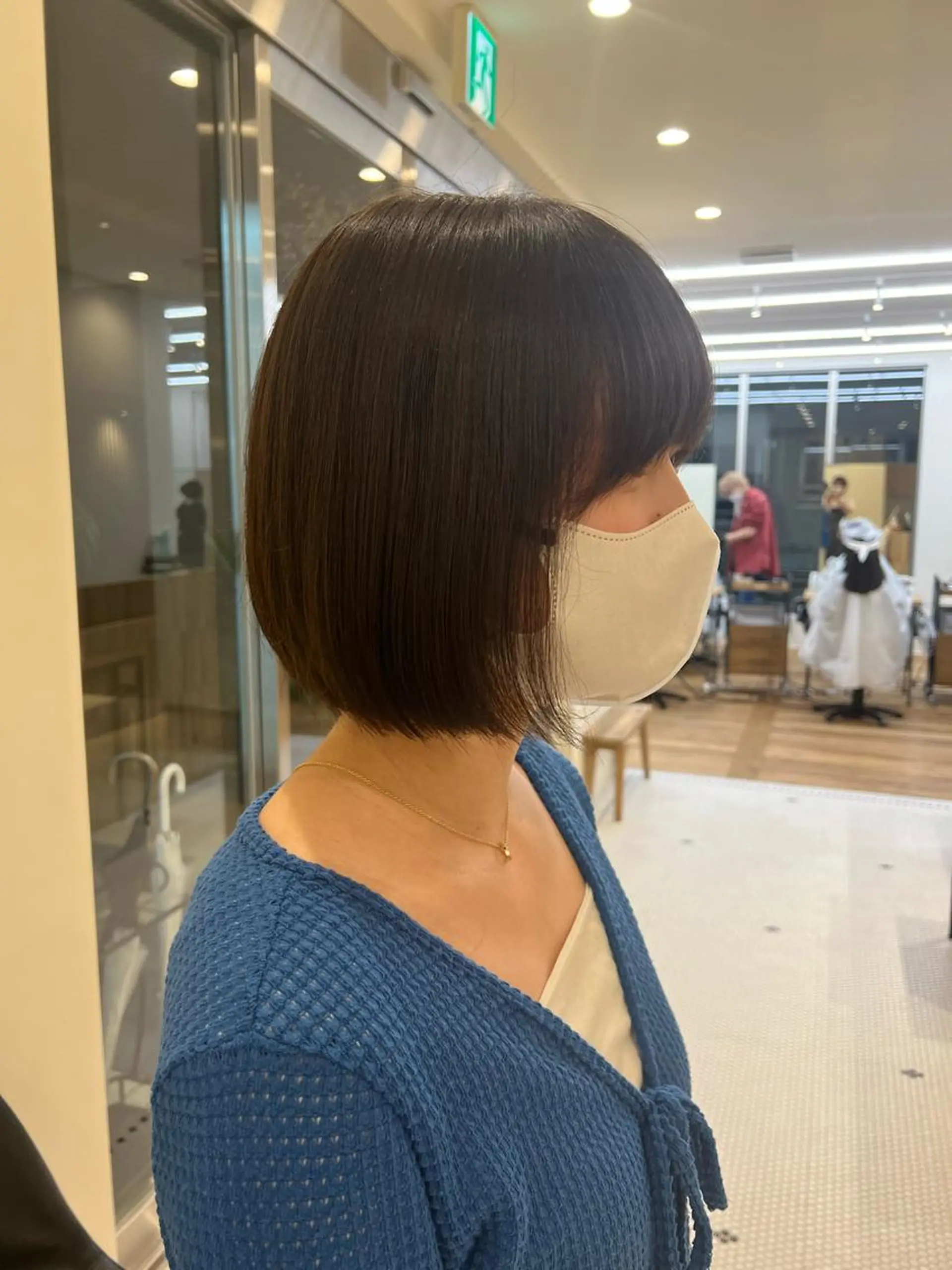 ミディアム 縮毛矯正 🐋湊 ゆうき /ショートカット🫧のヘアスタイル