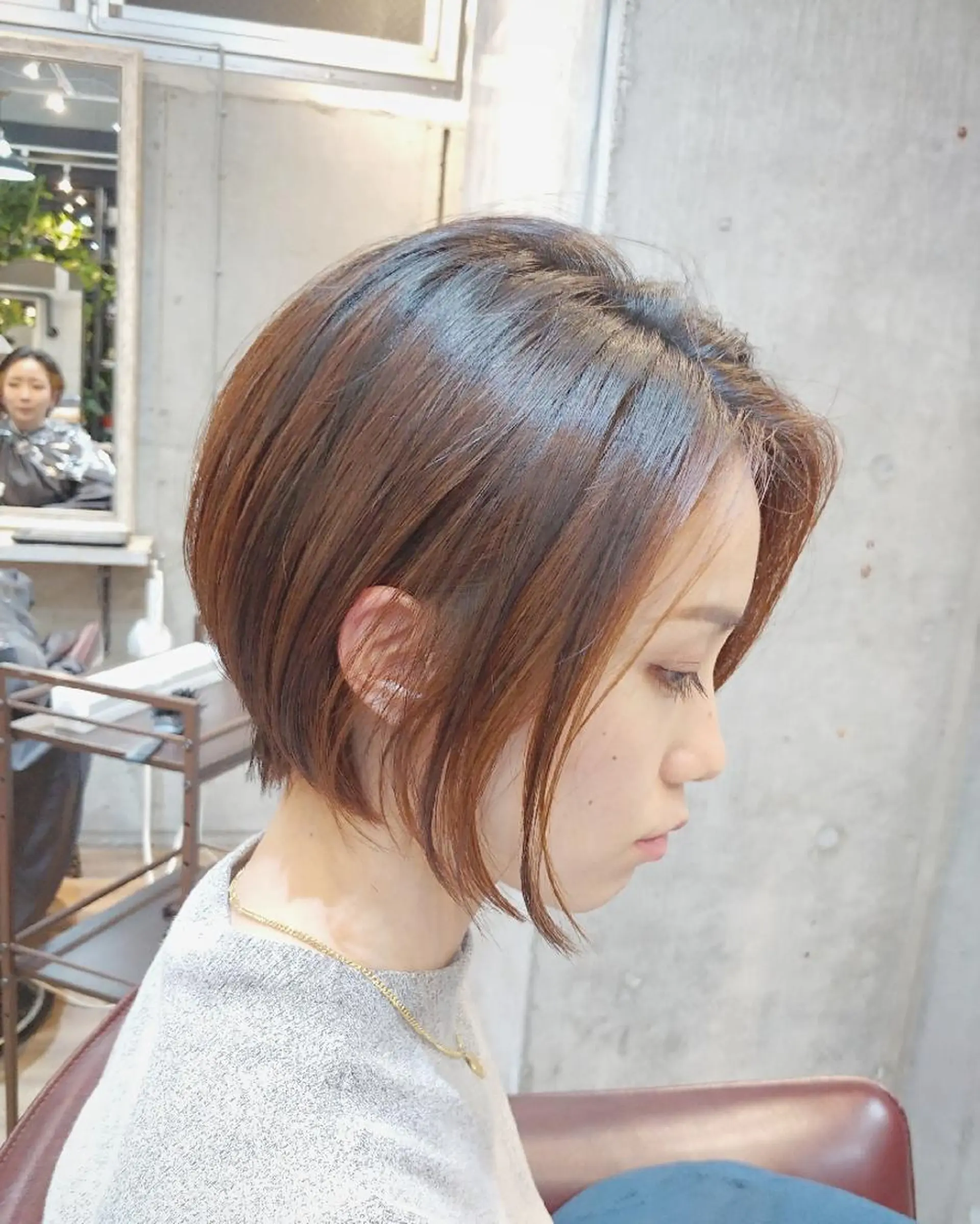 ショート カラー パーマ ヘアアレンジ カット トリートメント ペスカ豊崎店　沖縄所属・ショート指名No.1 店長　清水のヘアスタイル