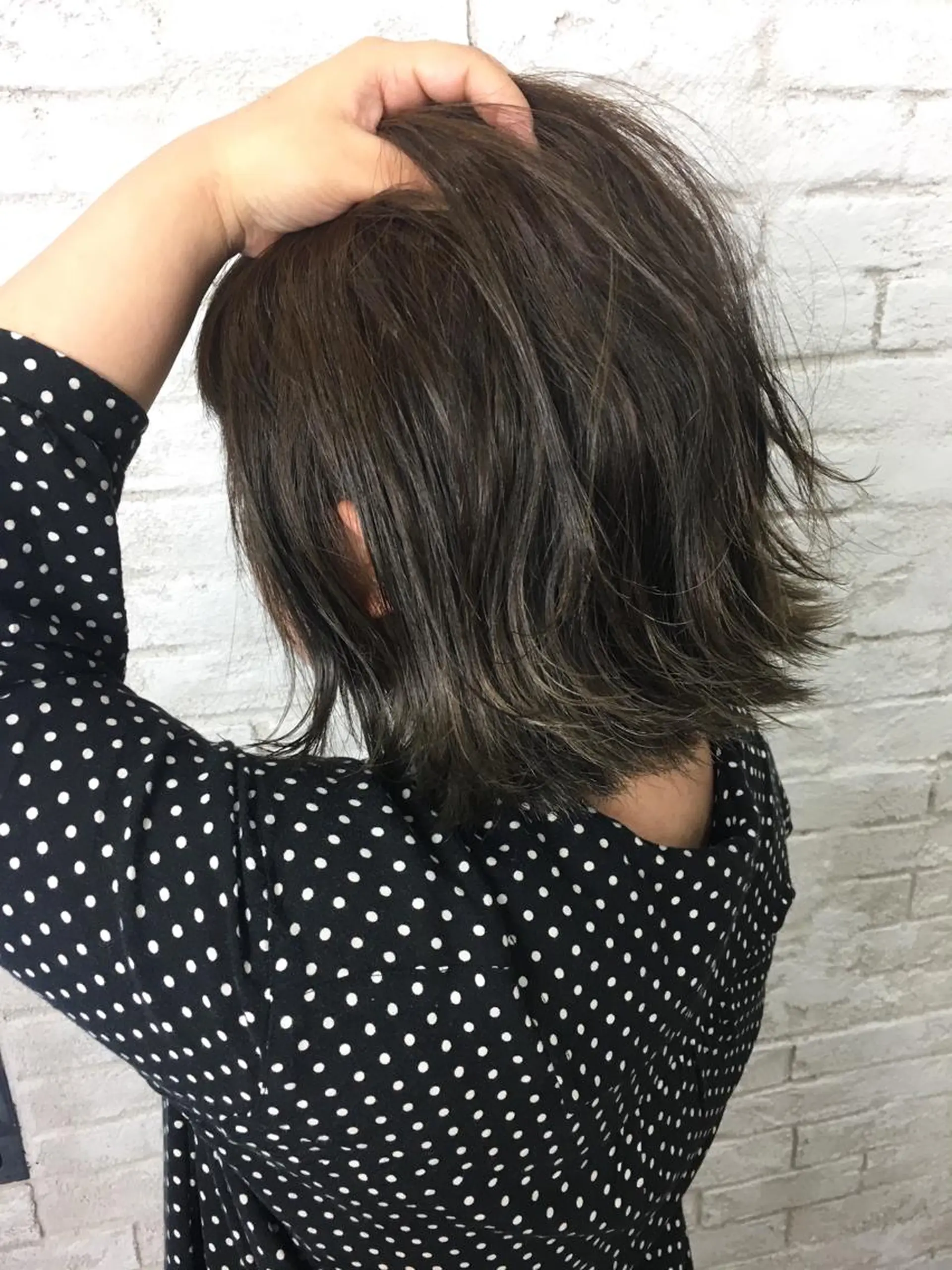 ミディアム カラー アッシュ ハイトーンカラー boutique misakiのヘアスタイル