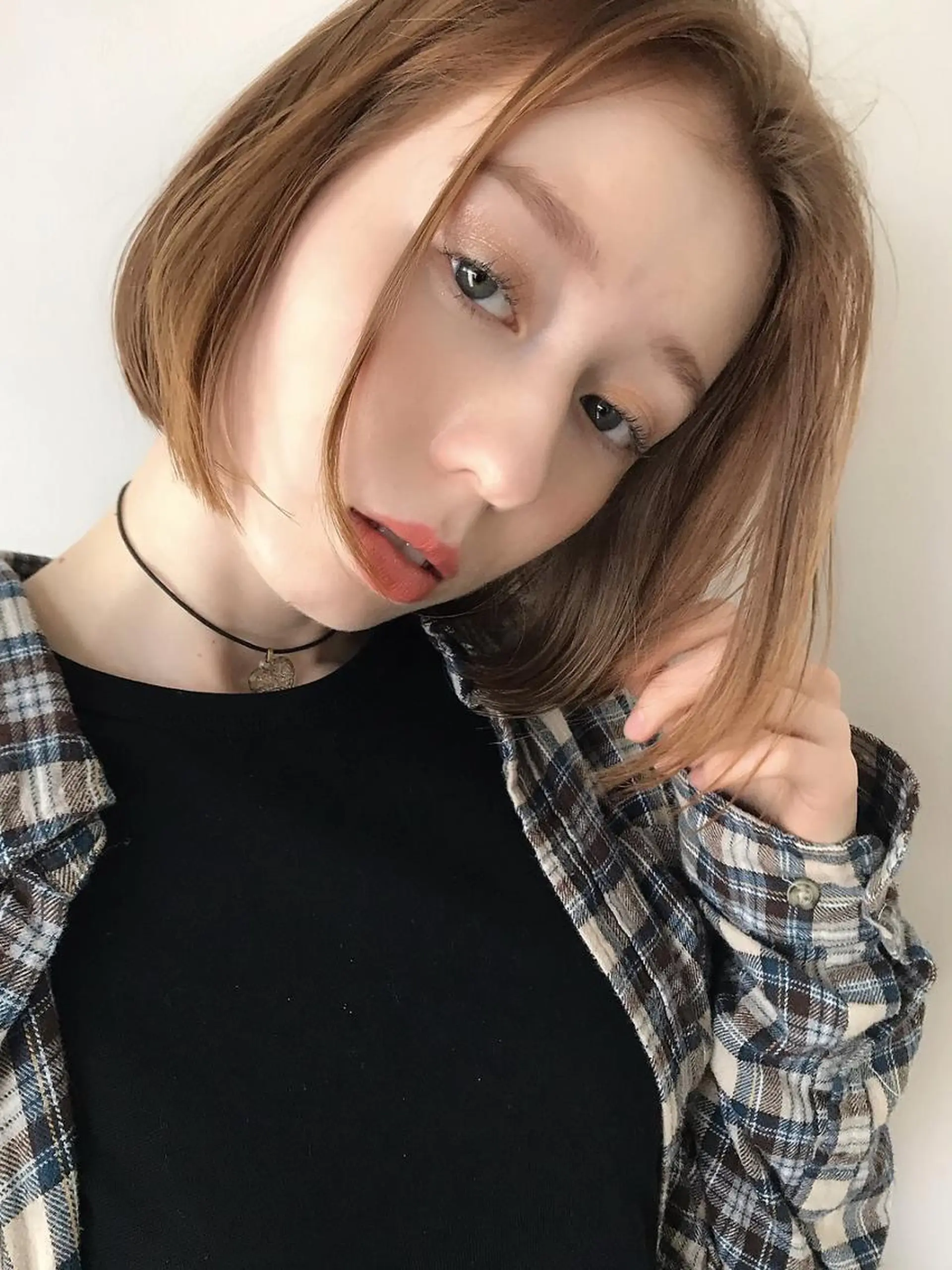 ミディアム カラー 韓国/髪質改善💘 櫻井かれんのヘアスタイル