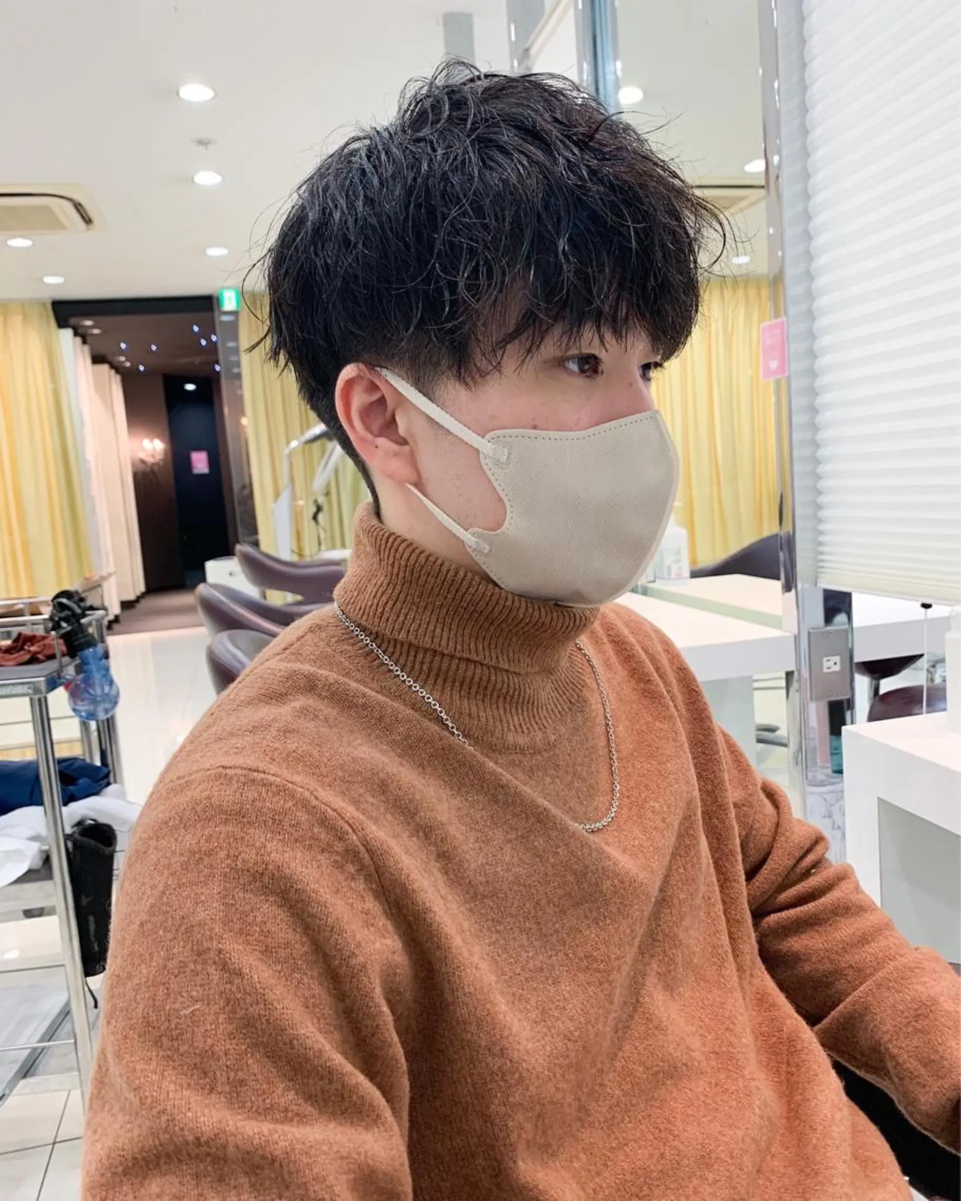 ショート パーマ メンズ マッシュ 原宿パーマ kazuのヘアスタイル