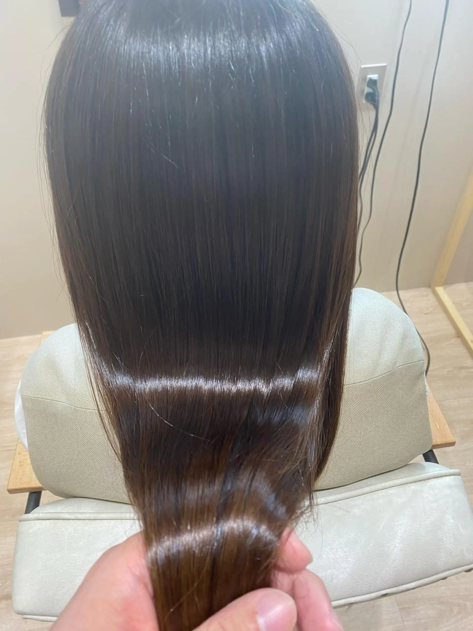 セミロング カット ヘアカラー トリートメント シムラ カイゲンのヘアスタイル