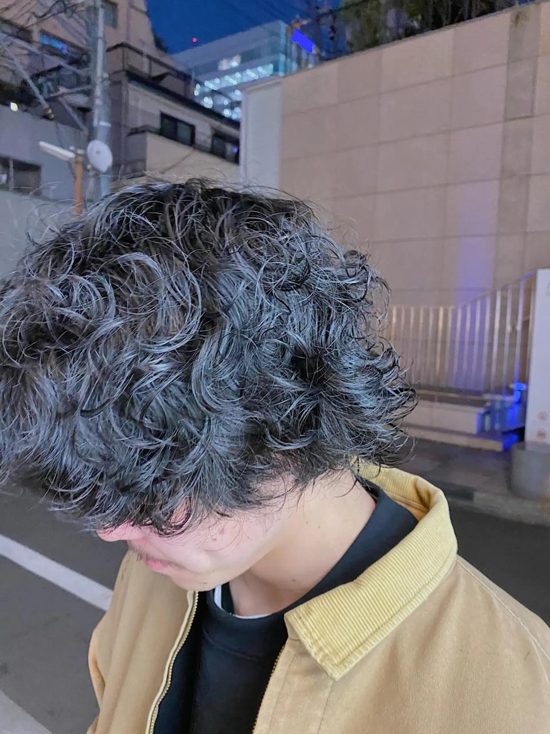 セミロング カラー パーマ ヘアアレンジ メンズ 🍀髪質改善 ケアカラーrootsのヘアスタイル