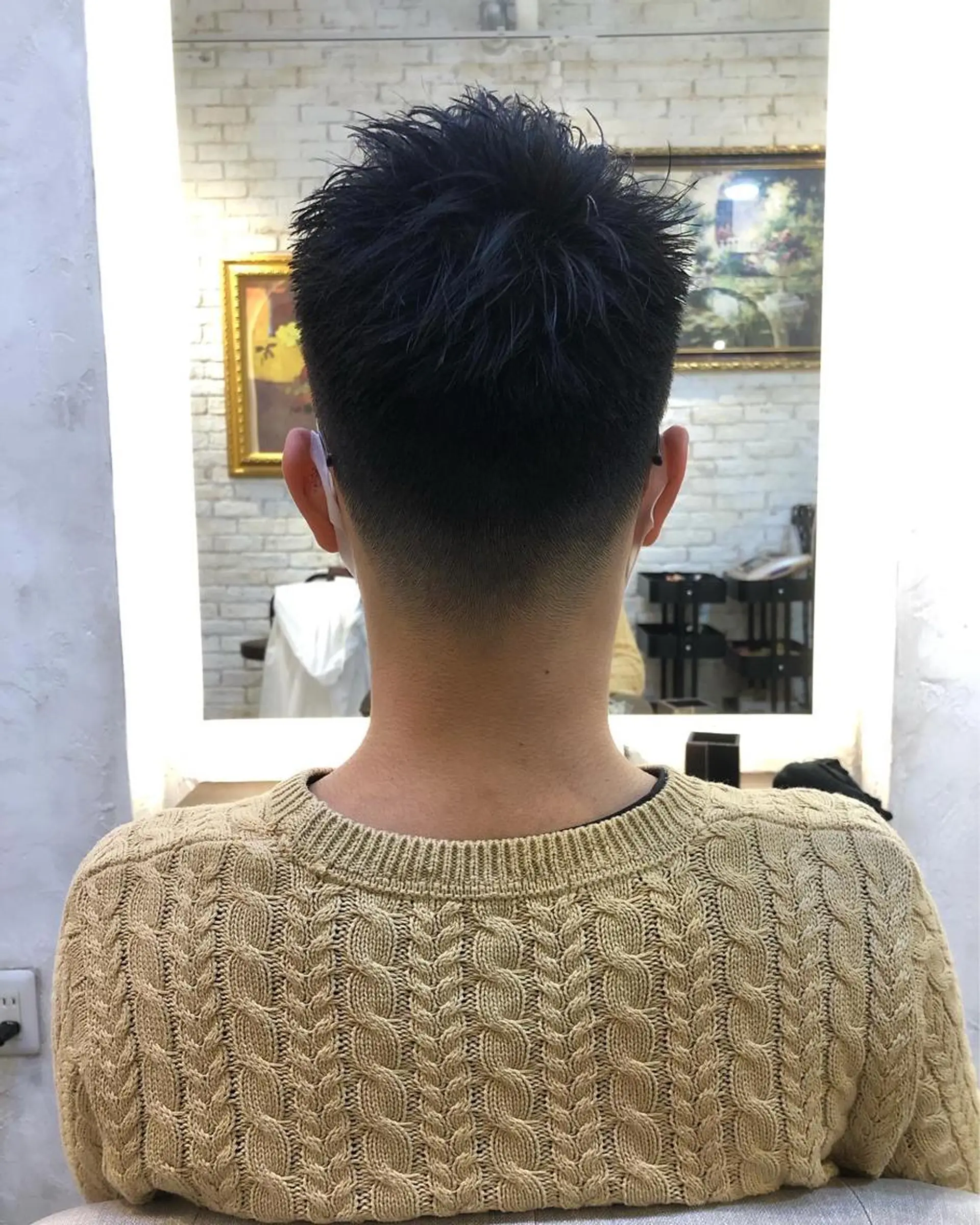 ショート メンズ Carina所属・セン北徒歩５分 キシタクのヘアスタイル