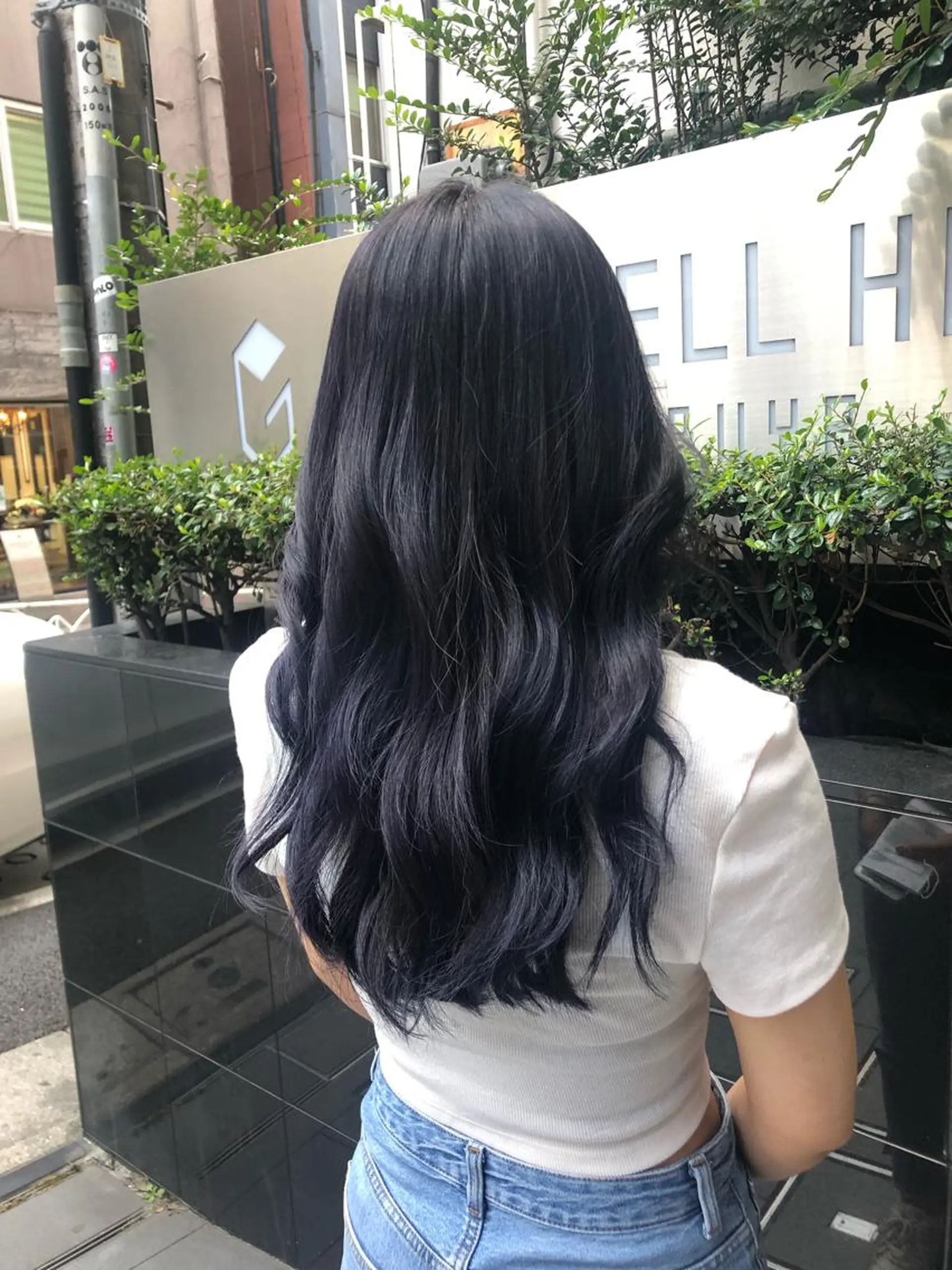 ロング カラー パープルカラー 韓国風ヘア カット ヘアカラー トリートメント ボブ/縮毛矯正/ レイヤー/塚田のヘアスタイル