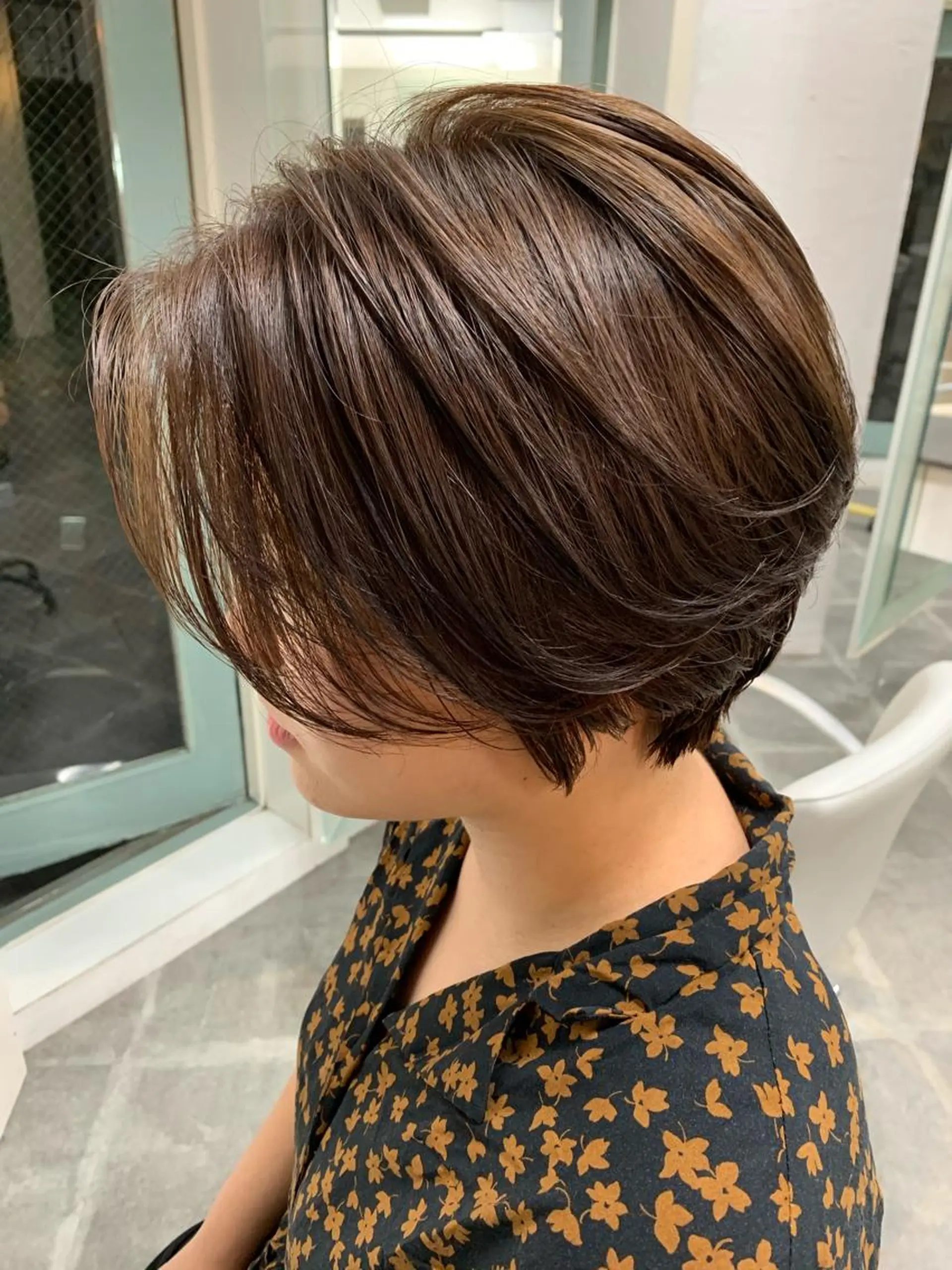 ショート カラー 平 ちひろのヘアスタイル