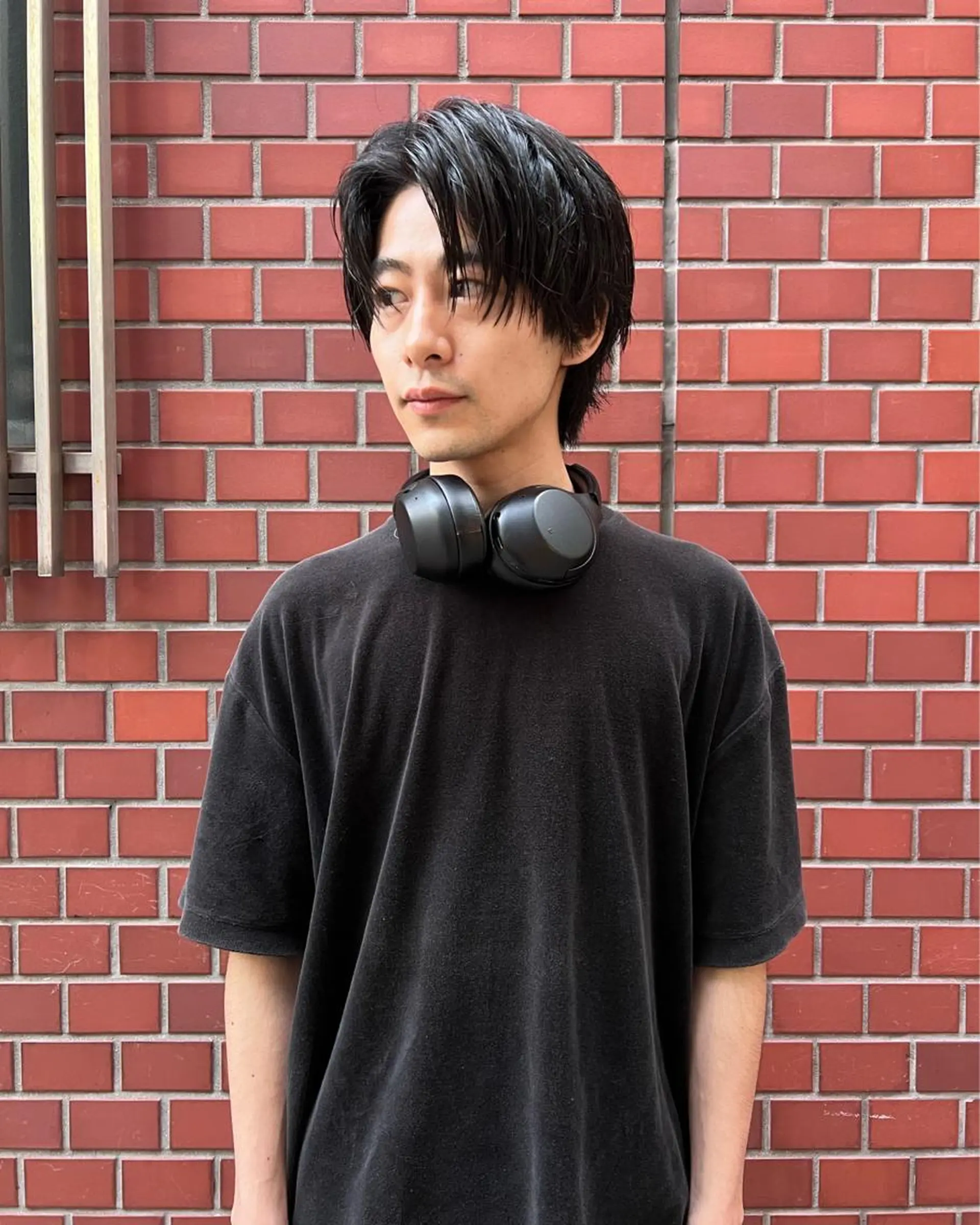 ミディアム メンズ カット メンズスタイリスト リュウジのヘアスタイル