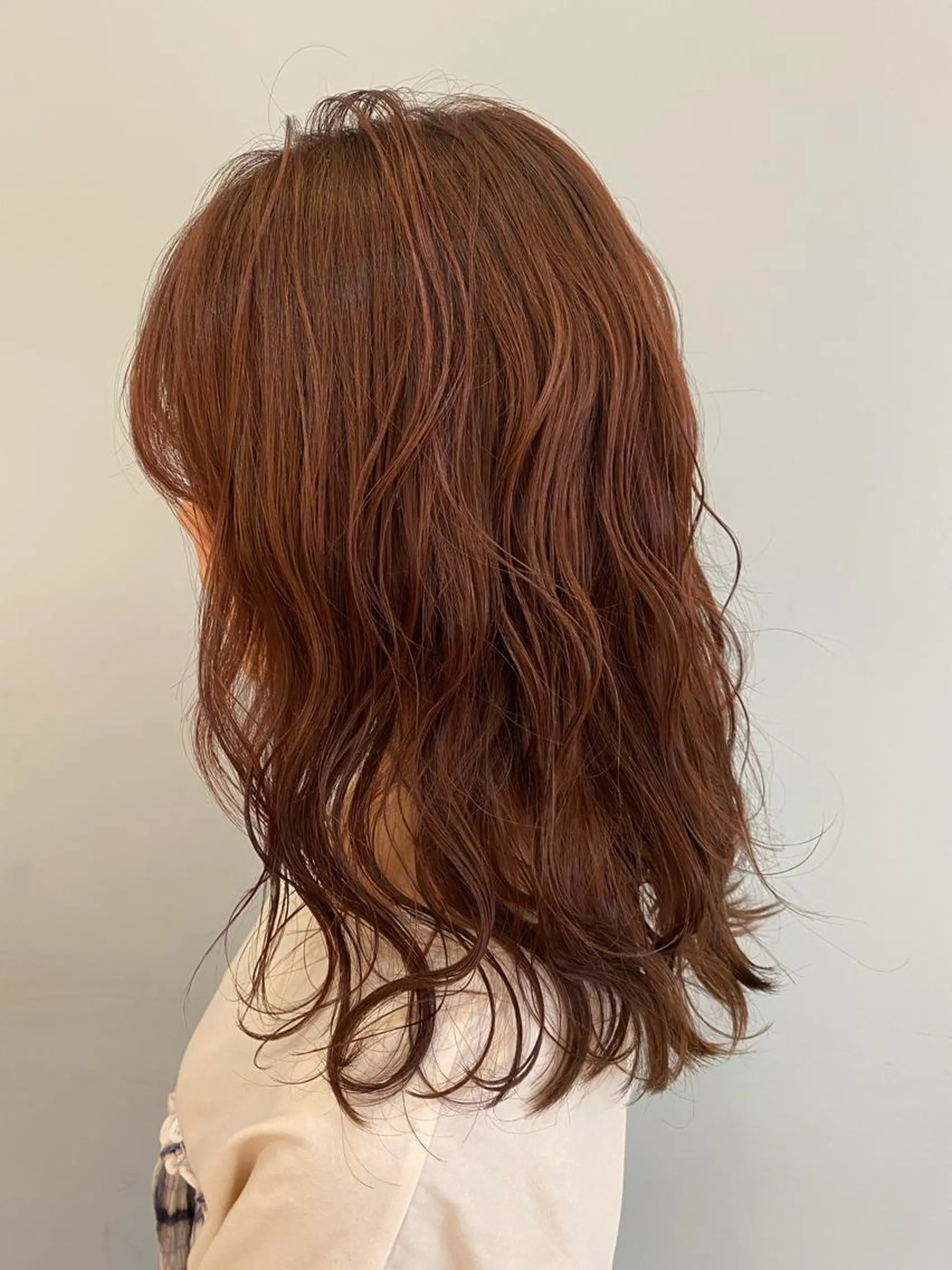 ミディアム カット ヘアカラー トリートメント 透明感カラー・ 髪質改善🩵イケダのヘアスタイル