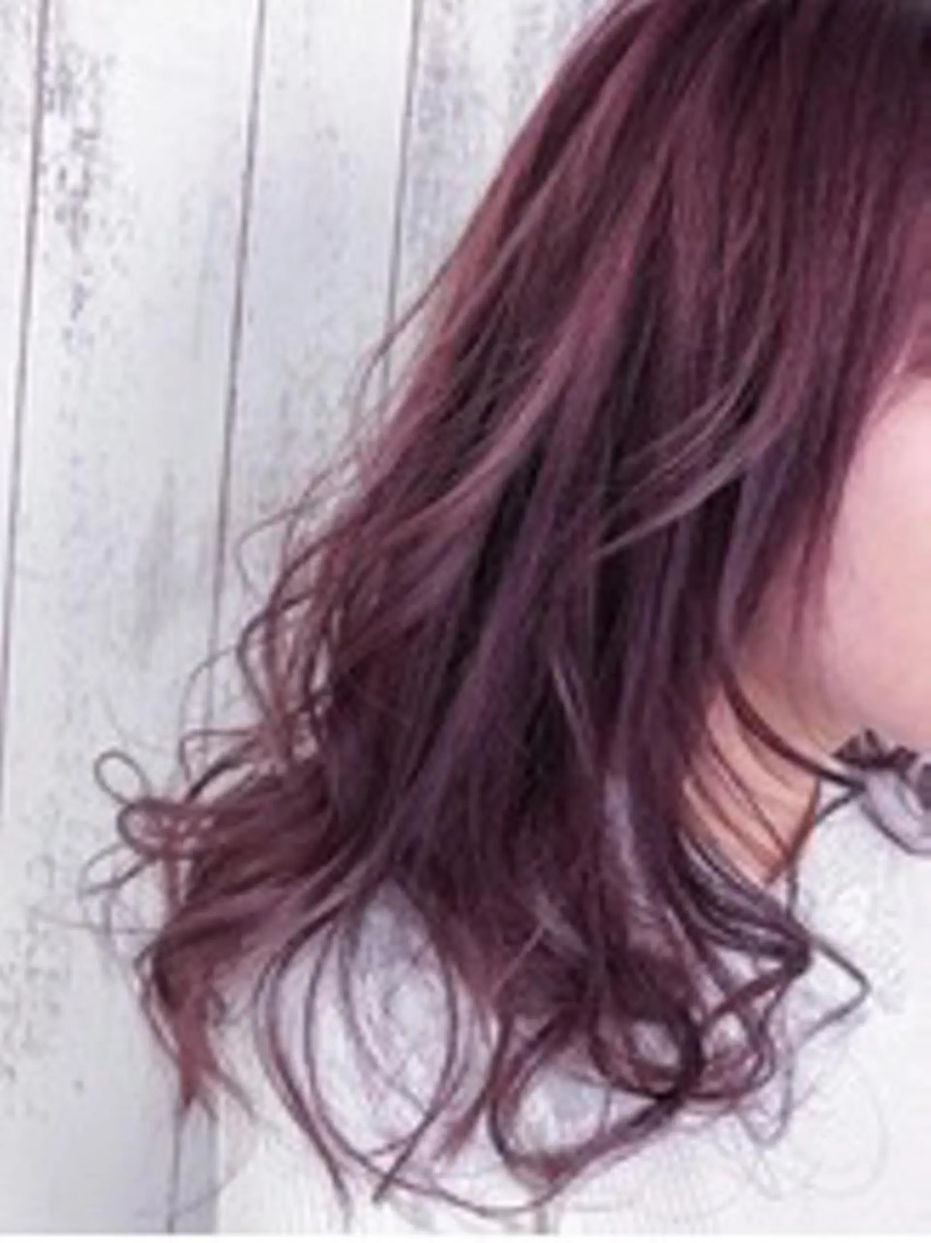 セミロング カラー バイオレットカラー 🌟Noble 白金台店⭐️のヘアスタイル