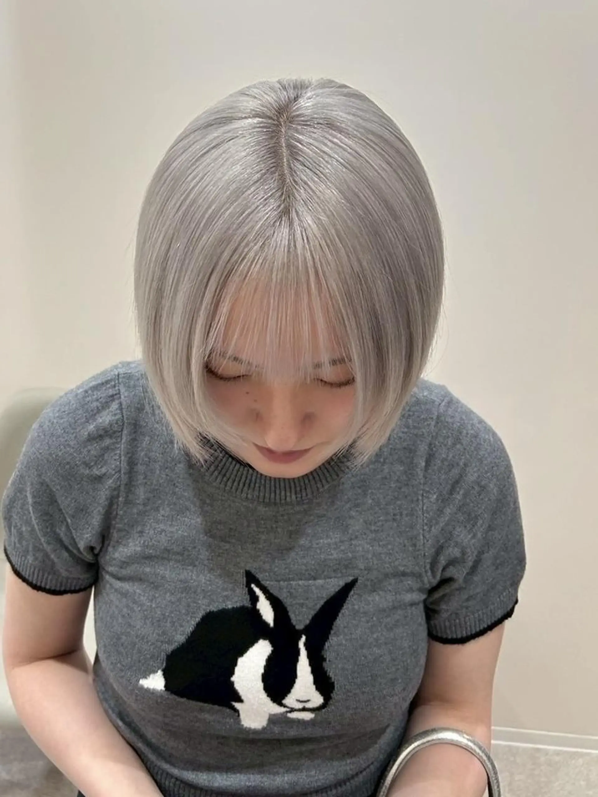 ミディアム カラー ブリーチ ダブルカラー カット ヘアカラー トリートメント ✨【公式】 juhl.横浜✨のヘアスタイル