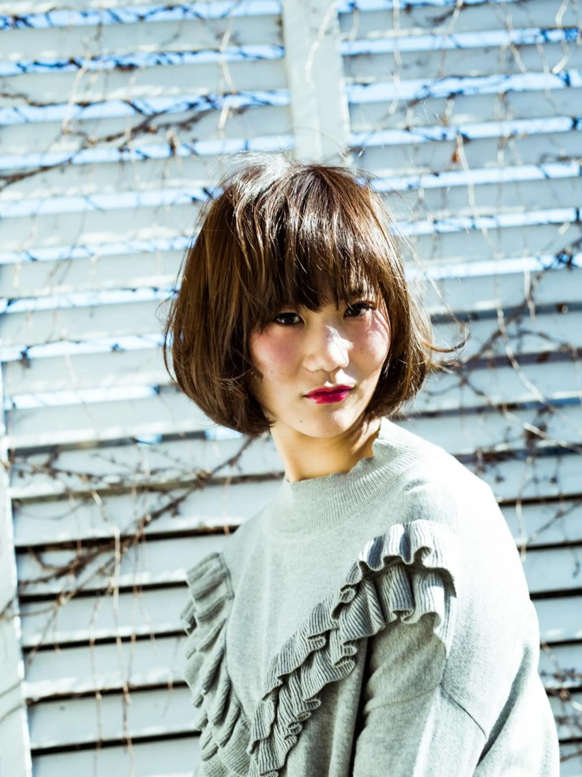 ショート カラー パーマ ボブ くせ毛 似合わせカット トリートメント ストレートパーマ 池袋センターパート No.1 裕大のヘアスタイル