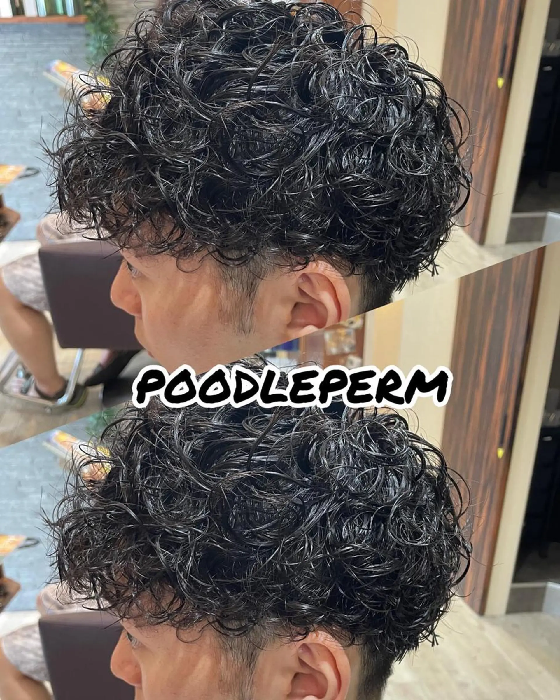 メンズ メンズブリーチ メンズパーマ プードルパーマ プードルパーマ 仙台/メンズ/ フェザー/リョウのヘアスタイル