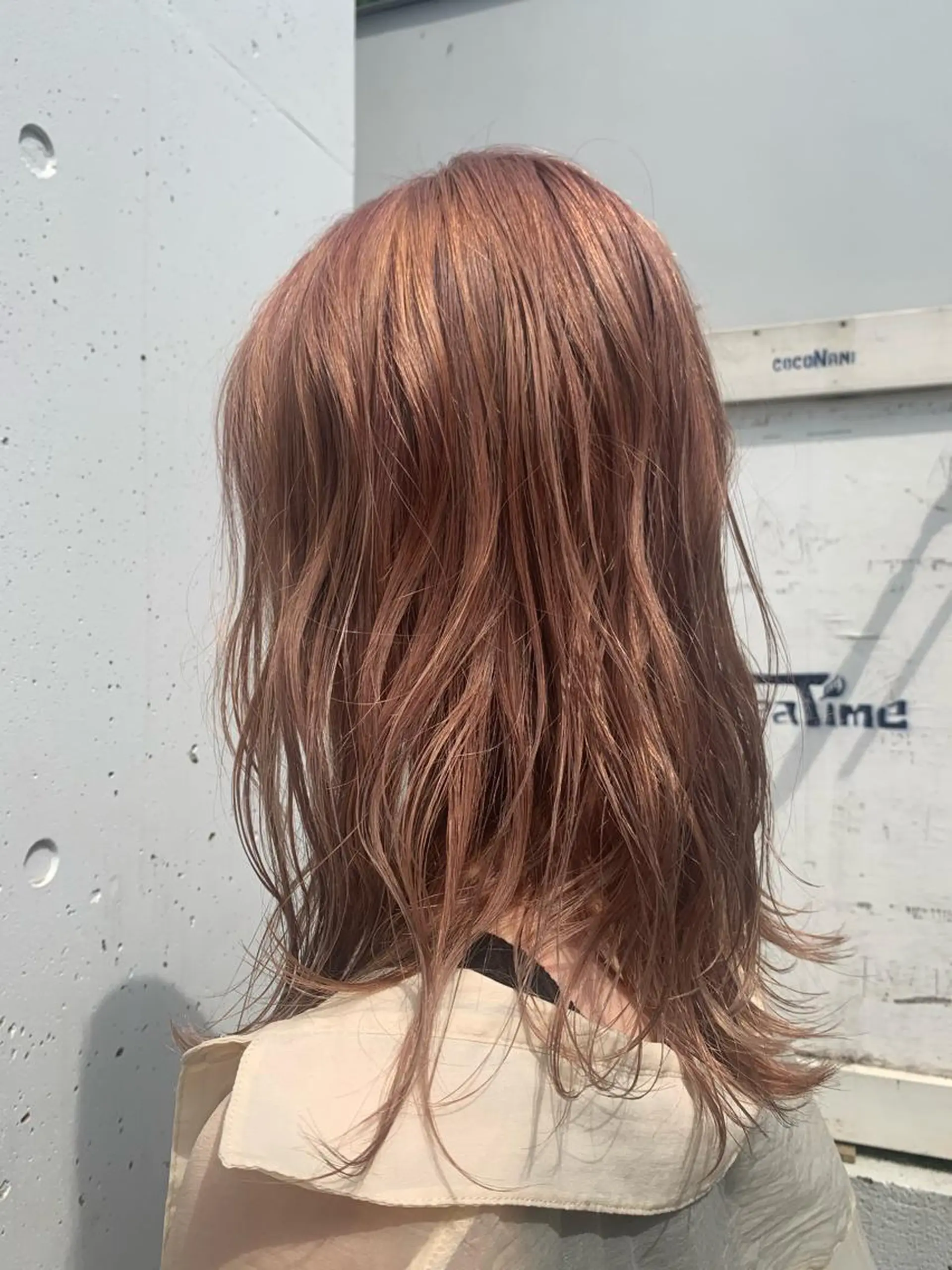 セミロング 似合わせカラー🫶 小川千波のヘアスタイル