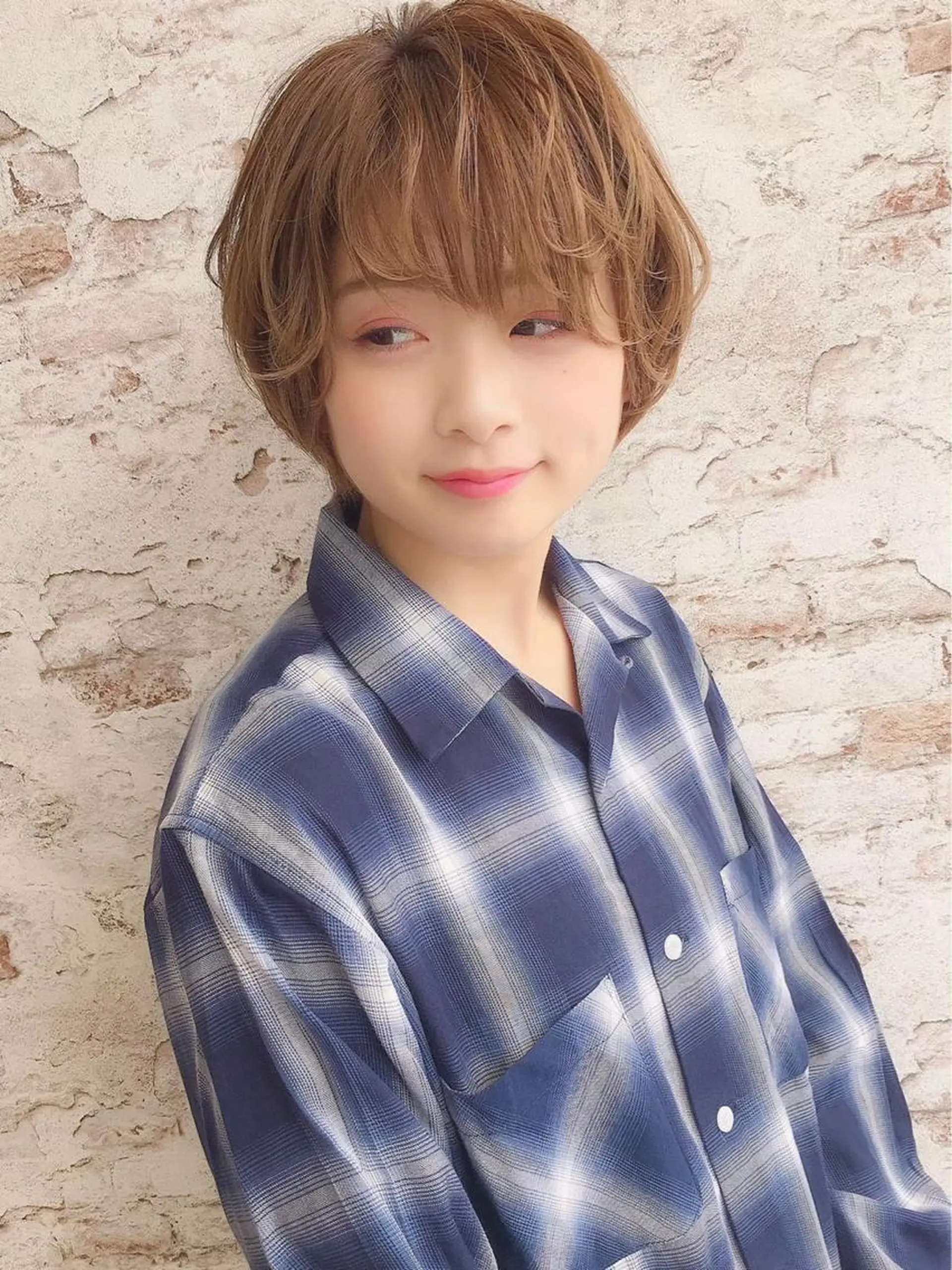 ショート カラー ヘアアレンジ 當間 大知のヘアスタイル