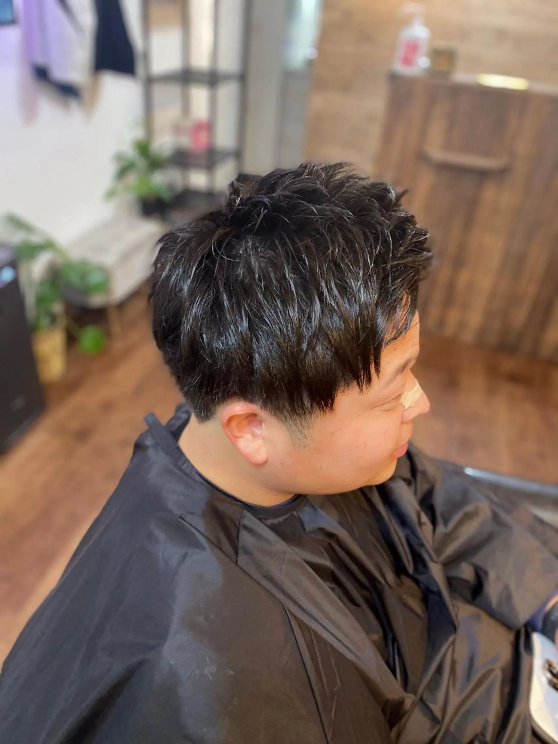 ショート カラー メンズ ダークグレー カット ヘアカラー Lizir  ルズィール所属・Luzir⭐︎ GEN⭐︎のヘアスタイル