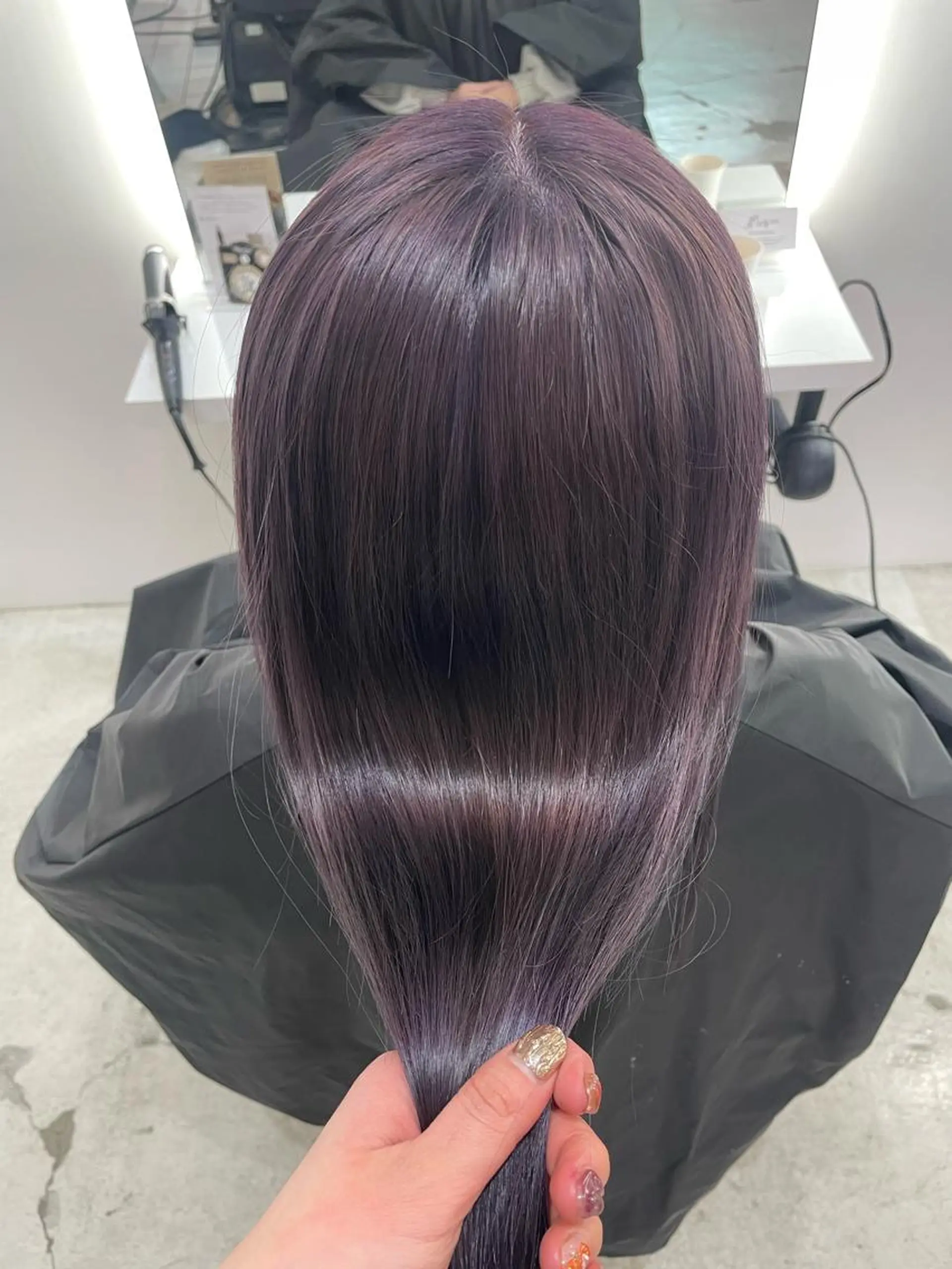 ロング カット ヘアカラー トリートメント clam. yuu🦩のヘアスタイル