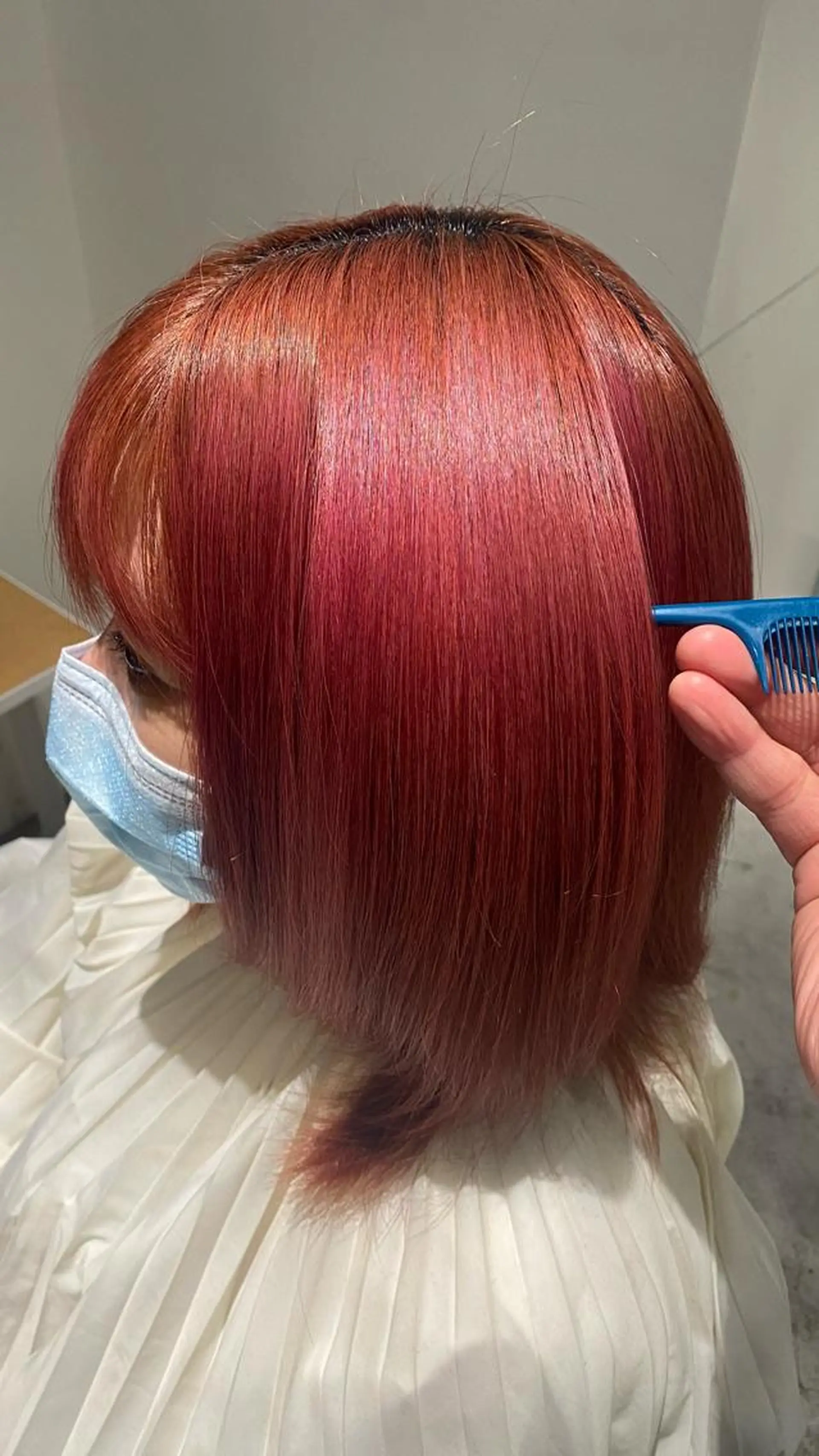 ミディアム カット ヘアカラー トリートメント 🪐SOURCE 塚口　シマブクロ🪐のヘアスタイル