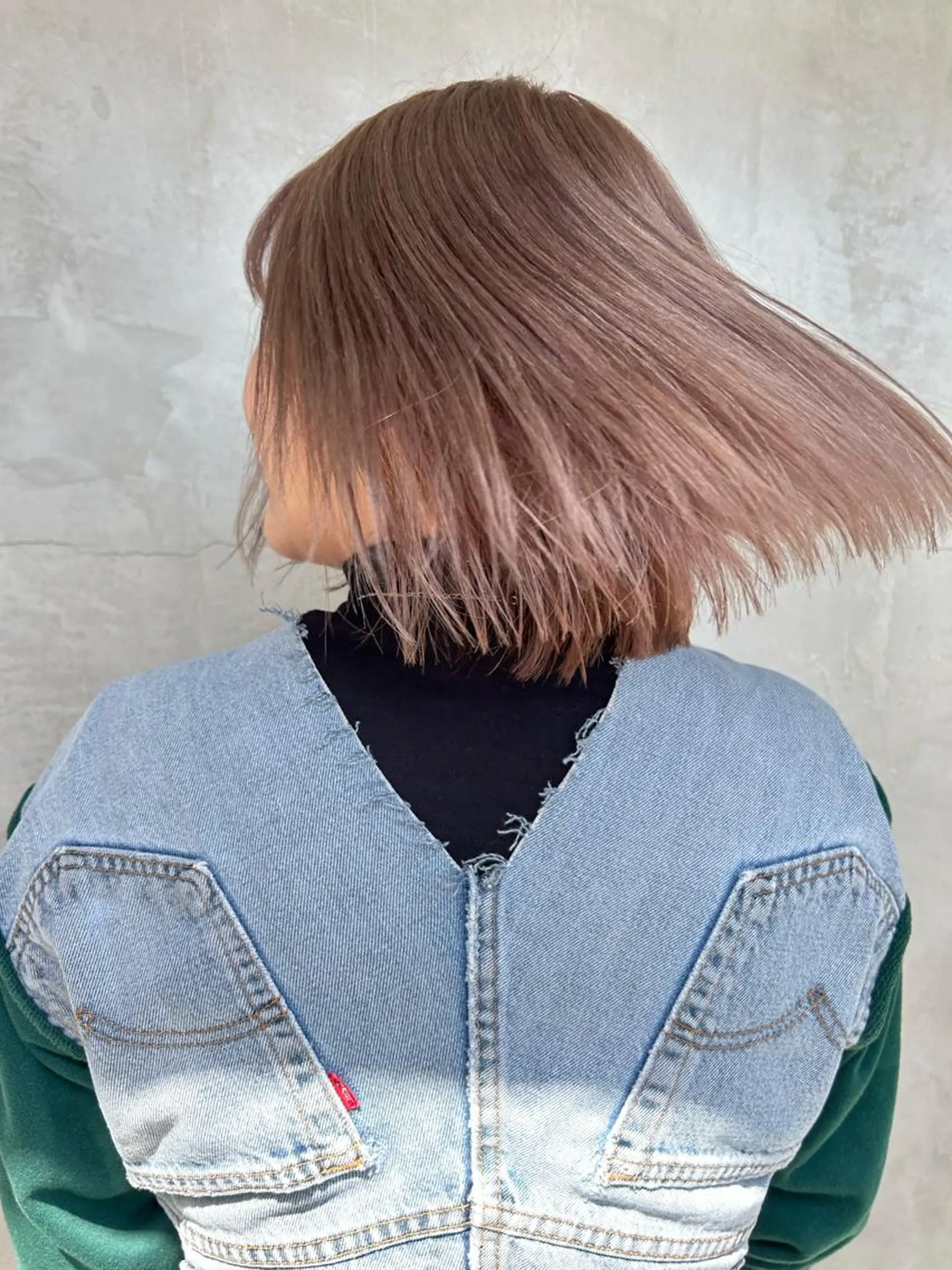 ショート カラー メンズ ベージュカラー ピンクカラー ピンクベージュ カット ヘアカラー トリートメント 🧸艶々韓国ヘア 🧁mizunaのヘアスタイル