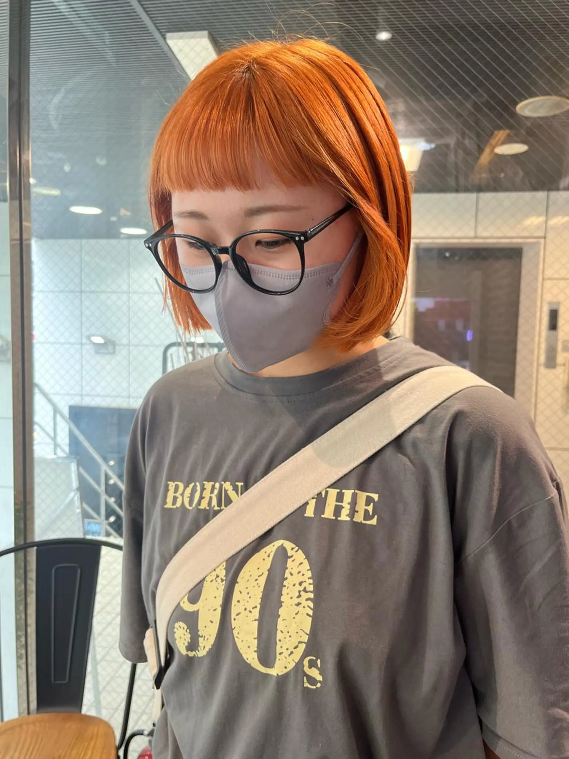 ショート カラー ブリーチ ケアブリーチ ダブルカラー イヤリングカラー ハイトーンカラー 💖デザインカラー/ タダ ハナカ💖のヘアスタイル