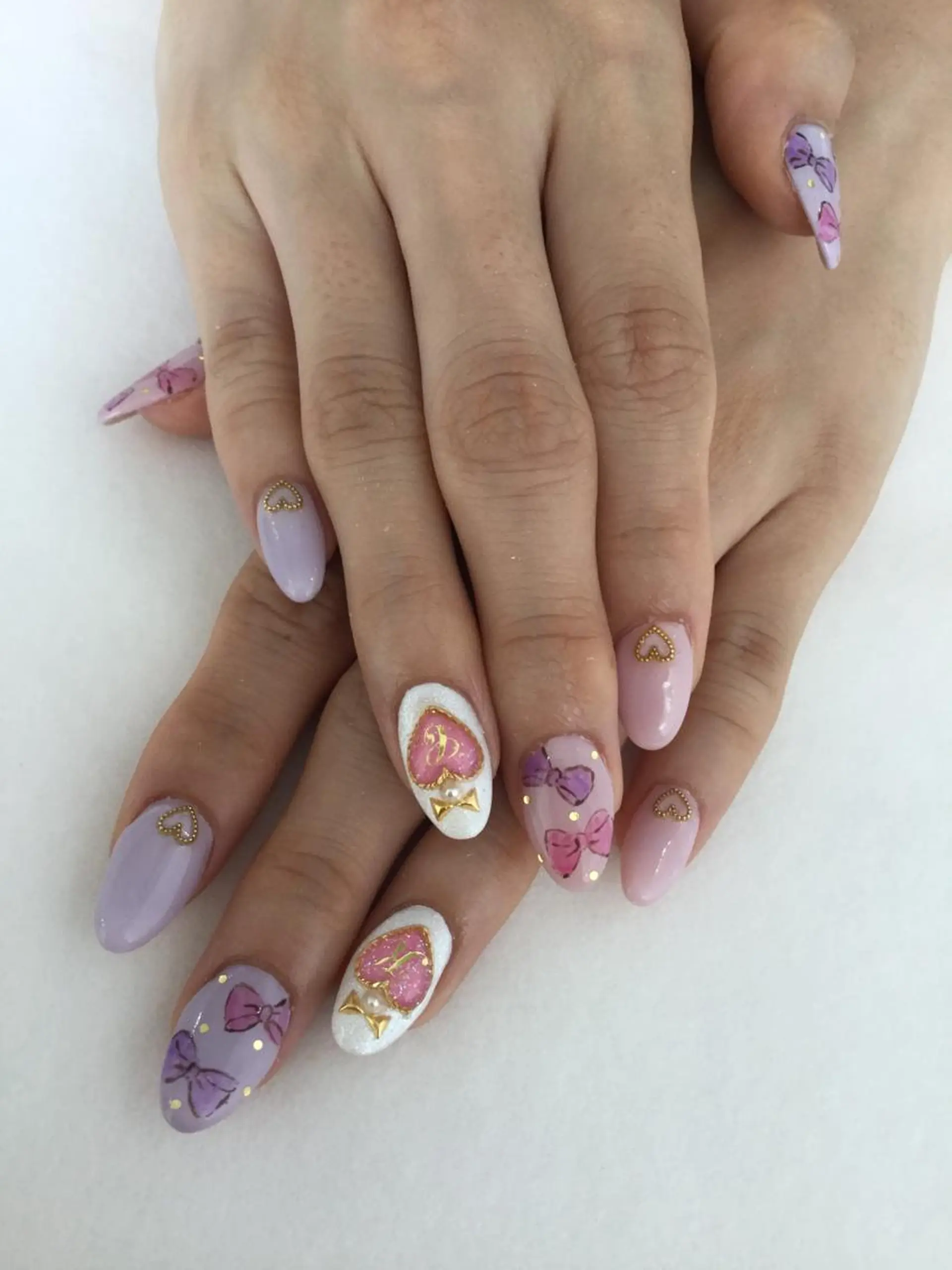 ネイル ハンドネイル 💎🐰 saki. m 🐰💎のネイルデザイン