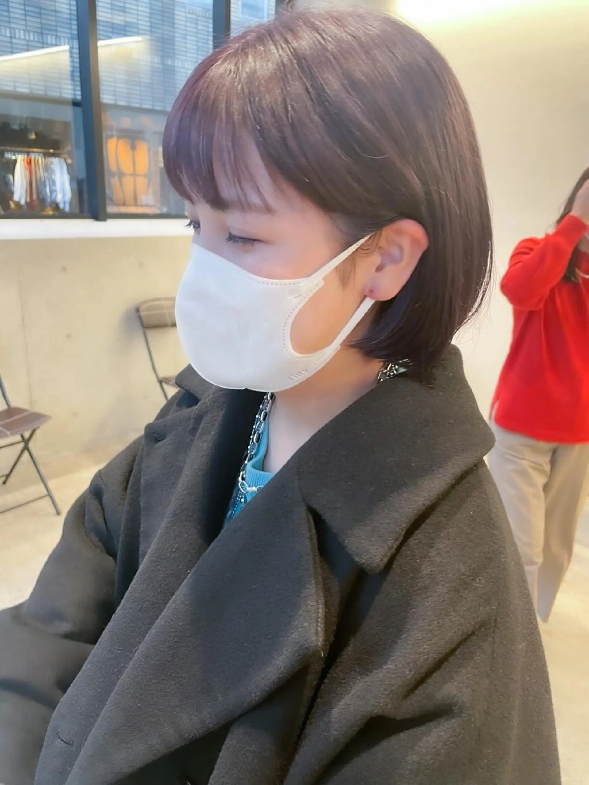 ショート カラー ヘアアレンジ ミニボブ/ブリーチ 🌈MISATOのヘアスタイル