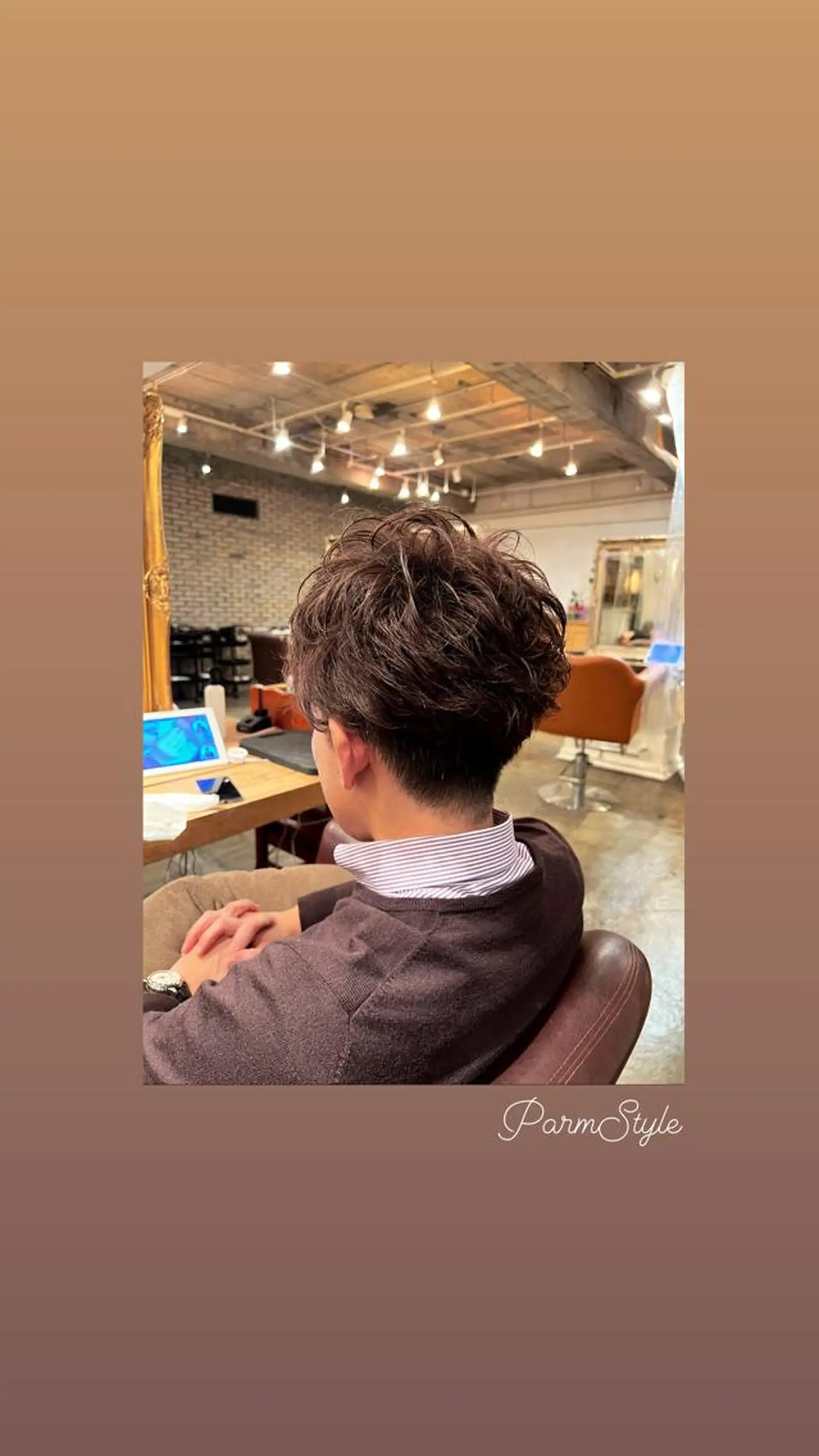 ショート パーマ メンズ メンズパーマ カット ヘッドスパ ハイライト/インナー /ブリーチ/レイヤーのヘアスタイル